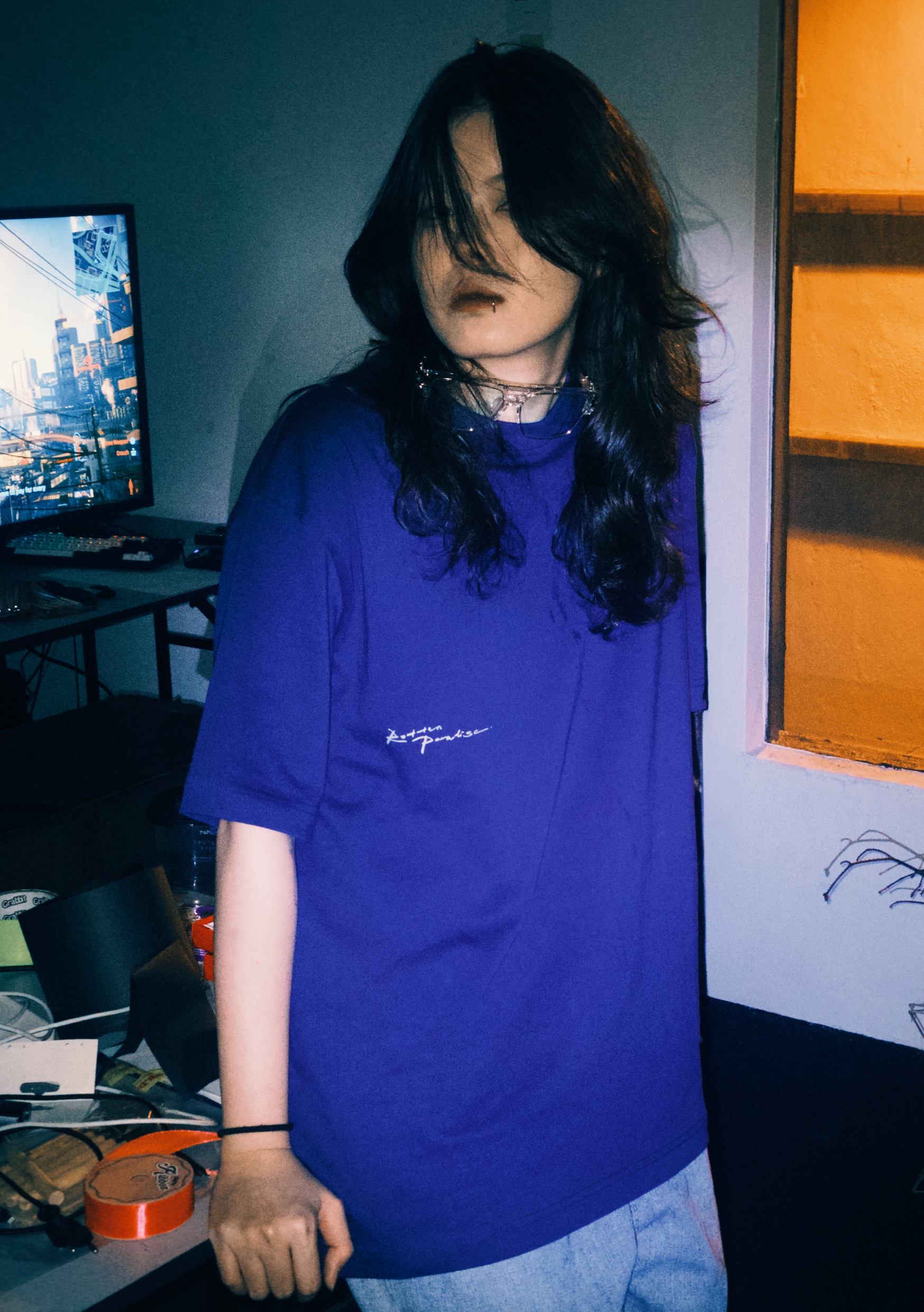 Writer Tee Navy