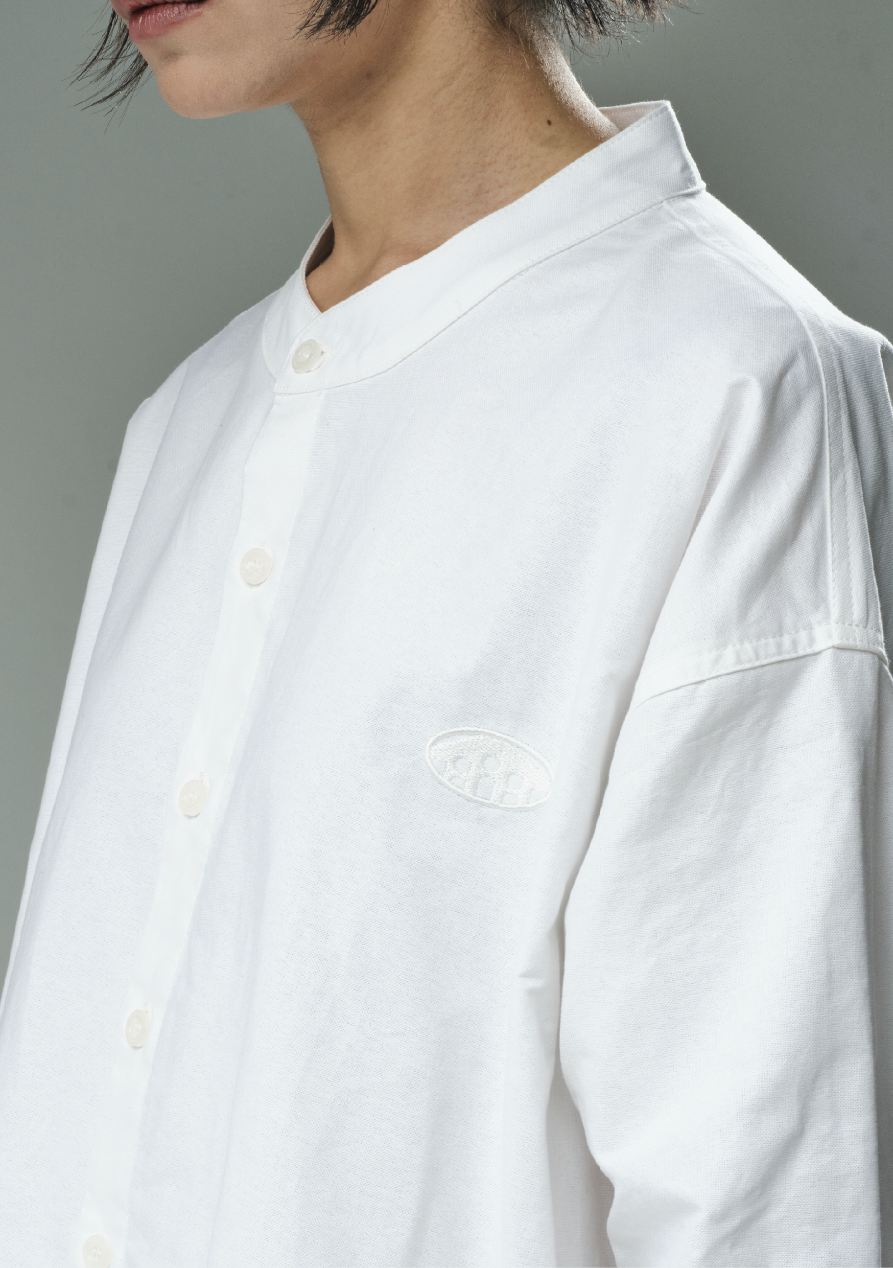 Collarless Shirt