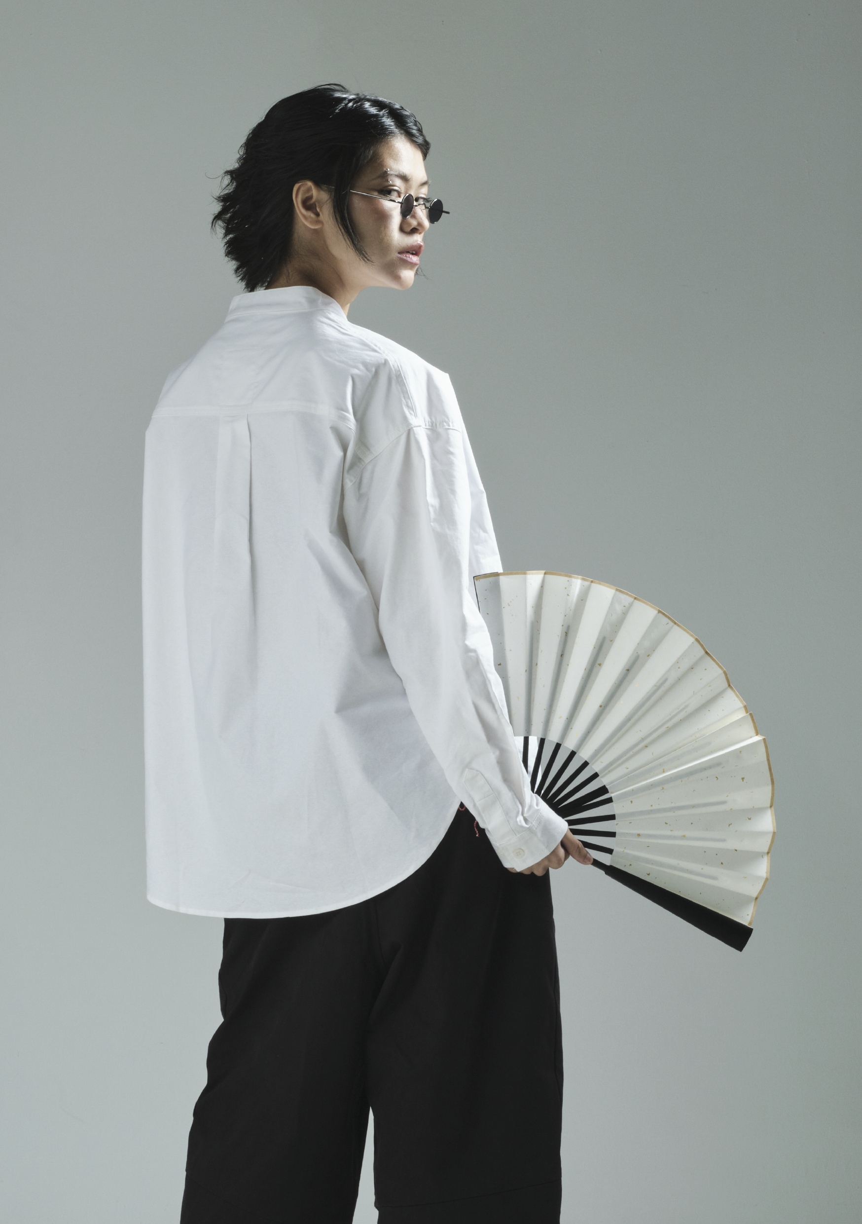 Collarless Shirt