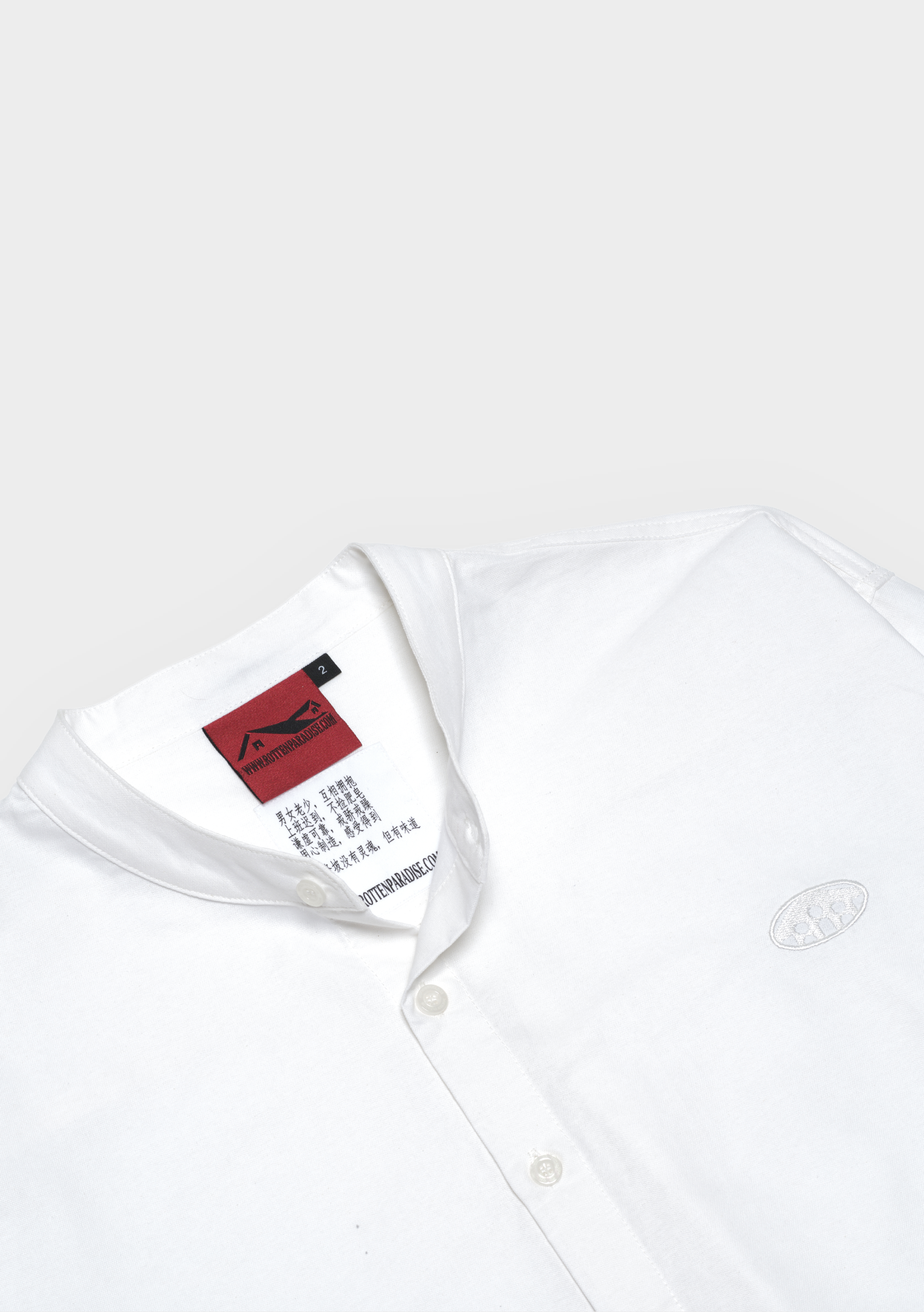 Collarless Shirt
