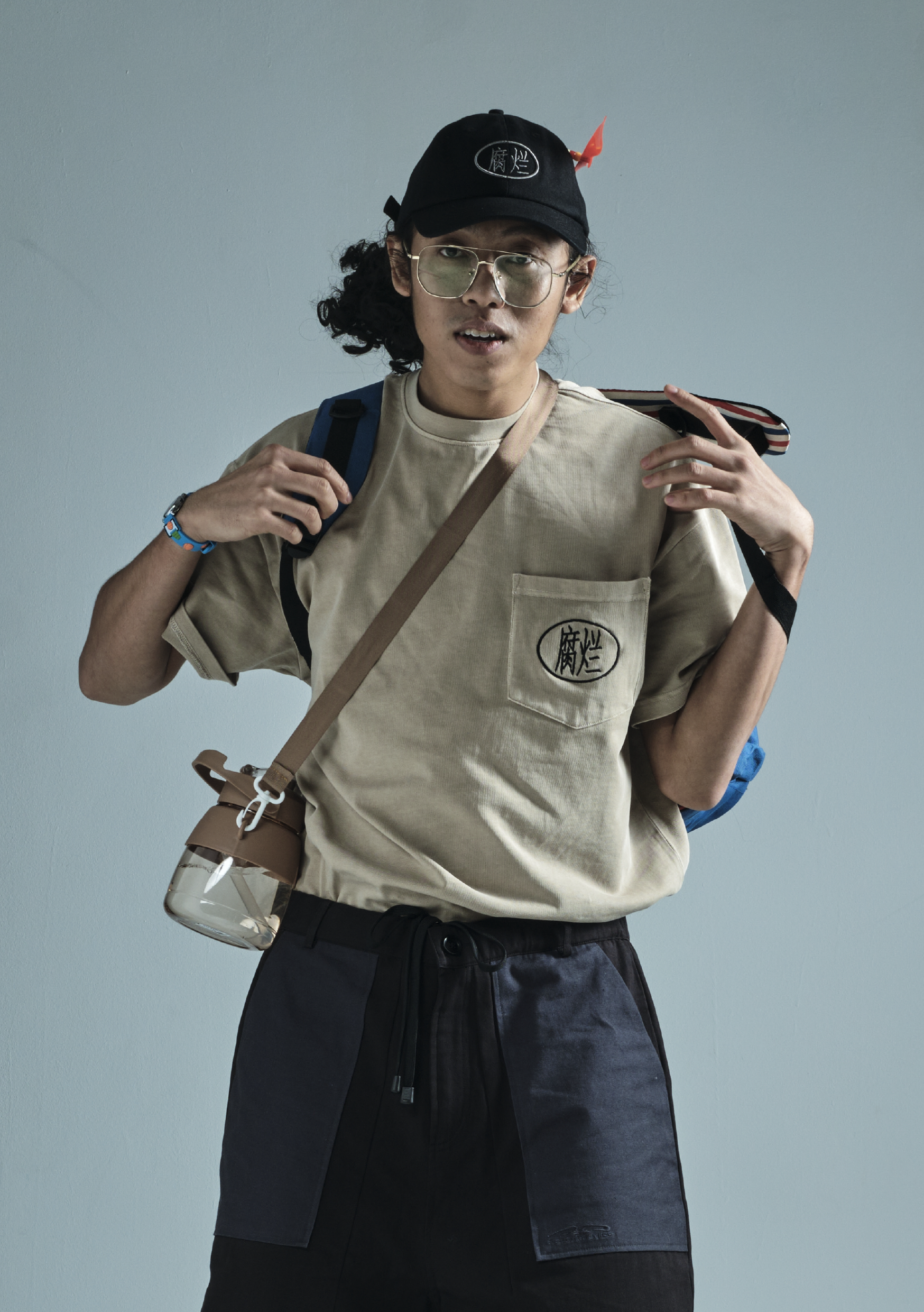 "Fulan" Pocket Tee Beige