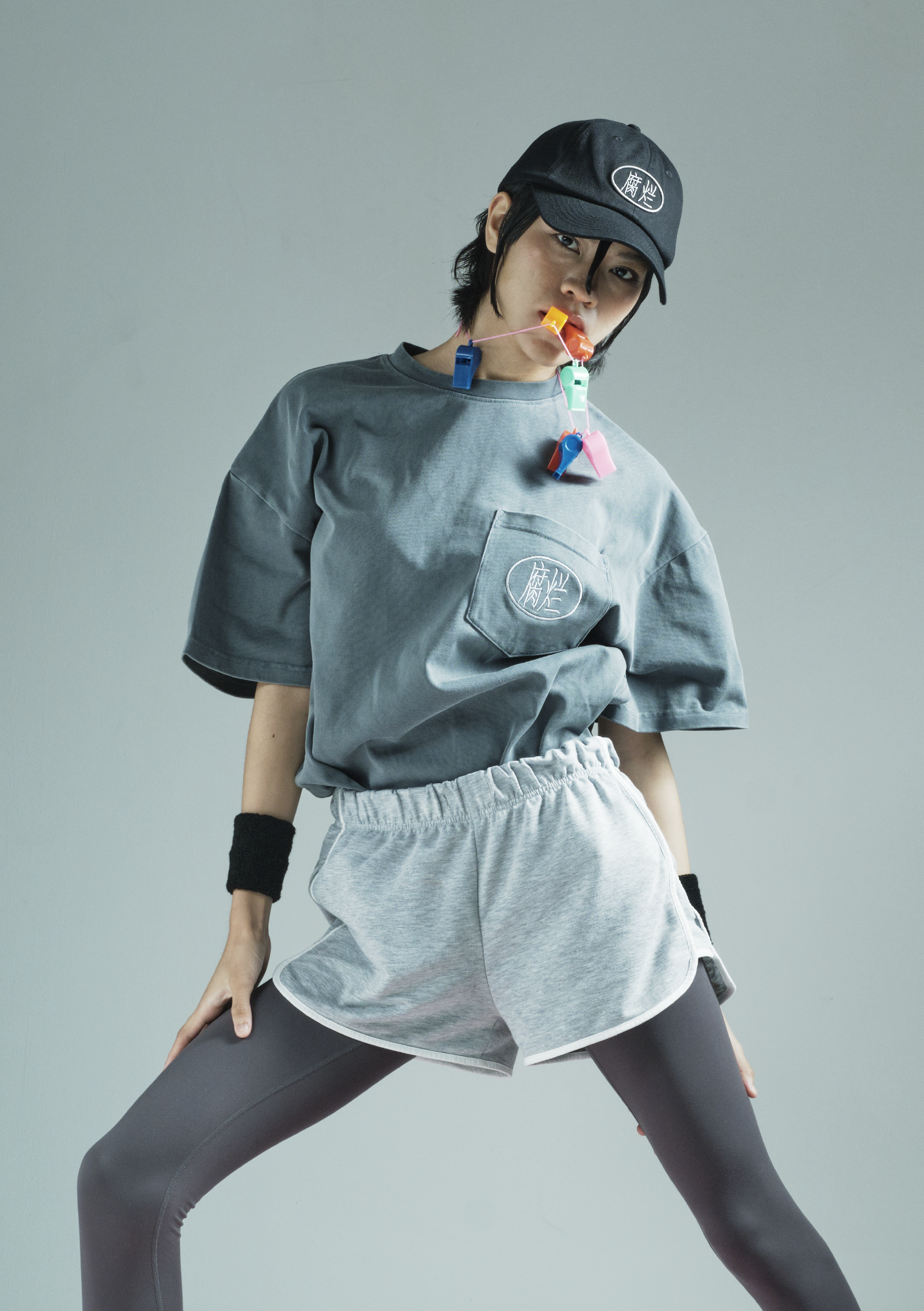 "Fulan" Pocket Tee Blue