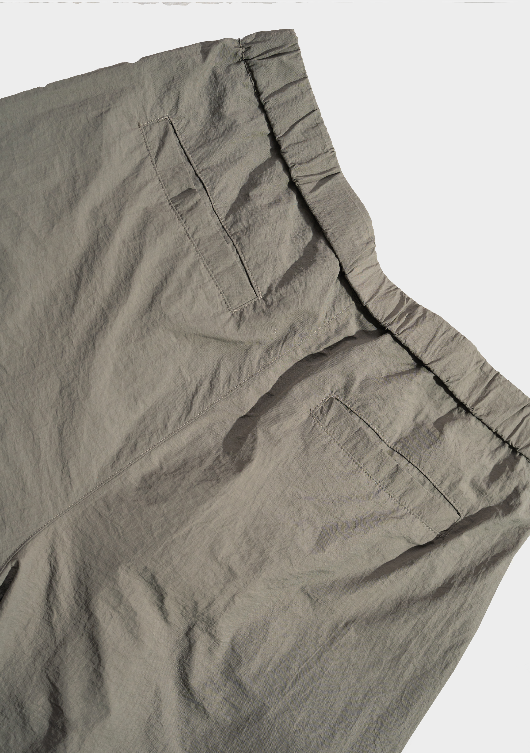 Comfy Balloon Shorts Cyan Grey