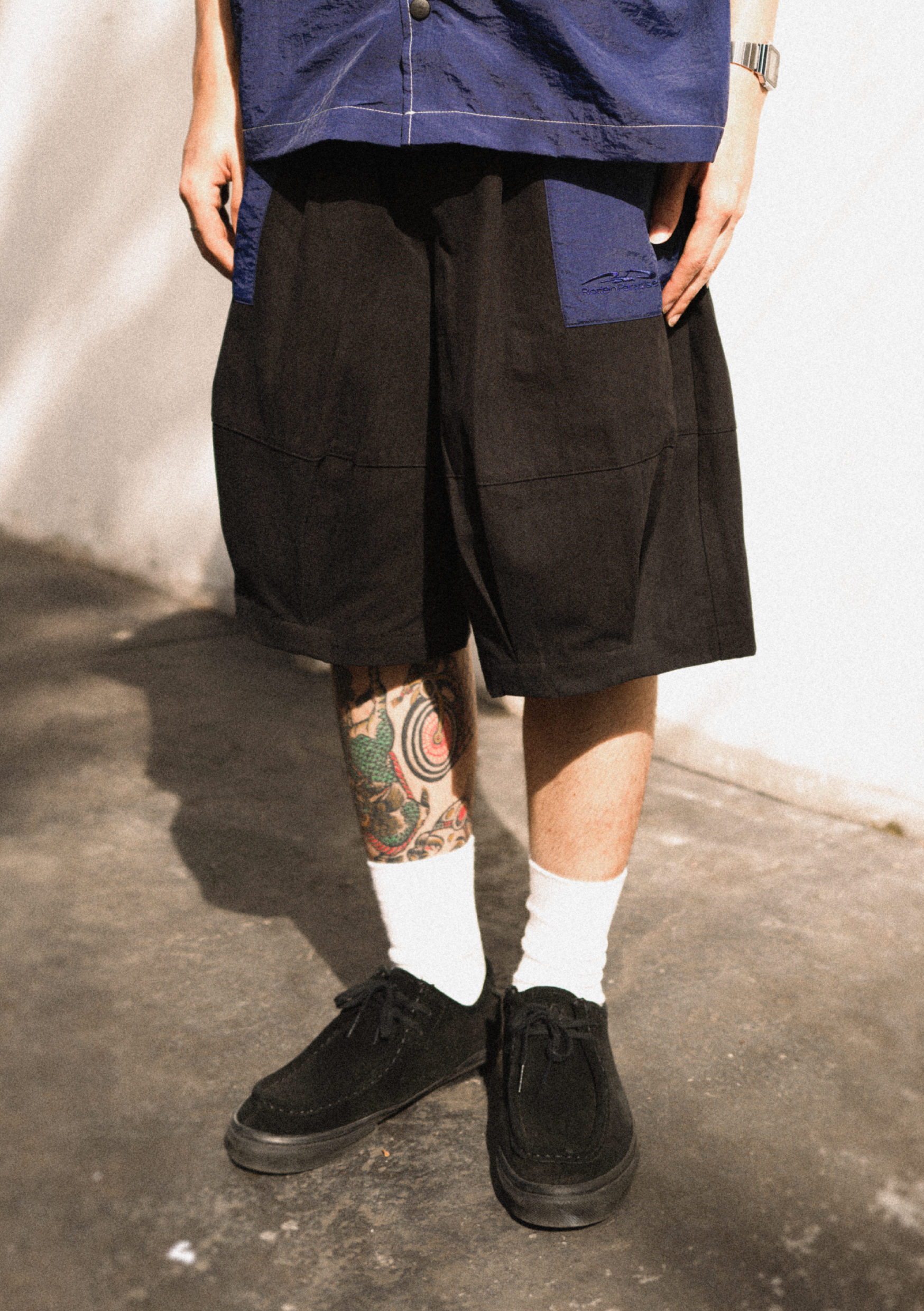 Comfy Balloon Shorts Midnight Blue