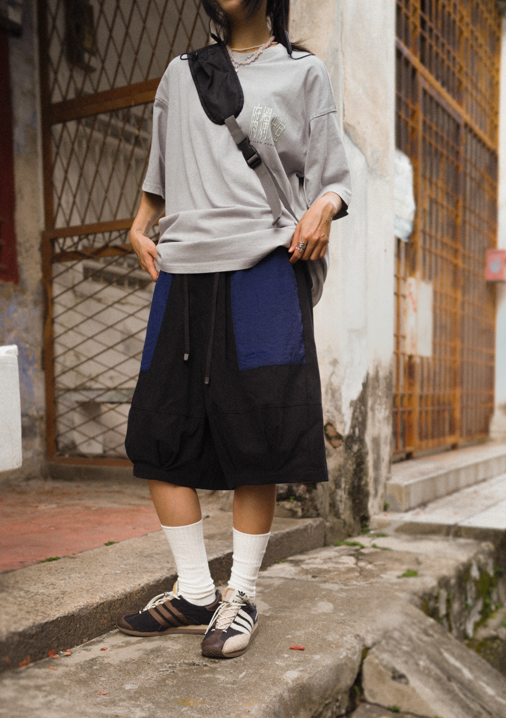 Comfy Balloon Shorts Midnight Blue