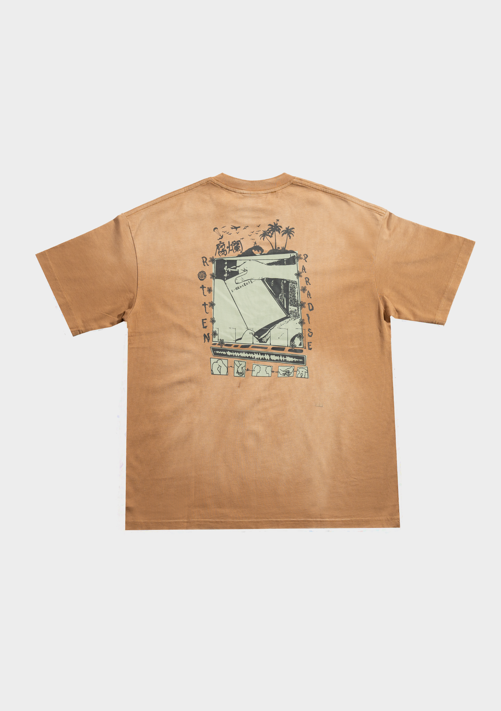 Sunny Beach Tee Washed Beige