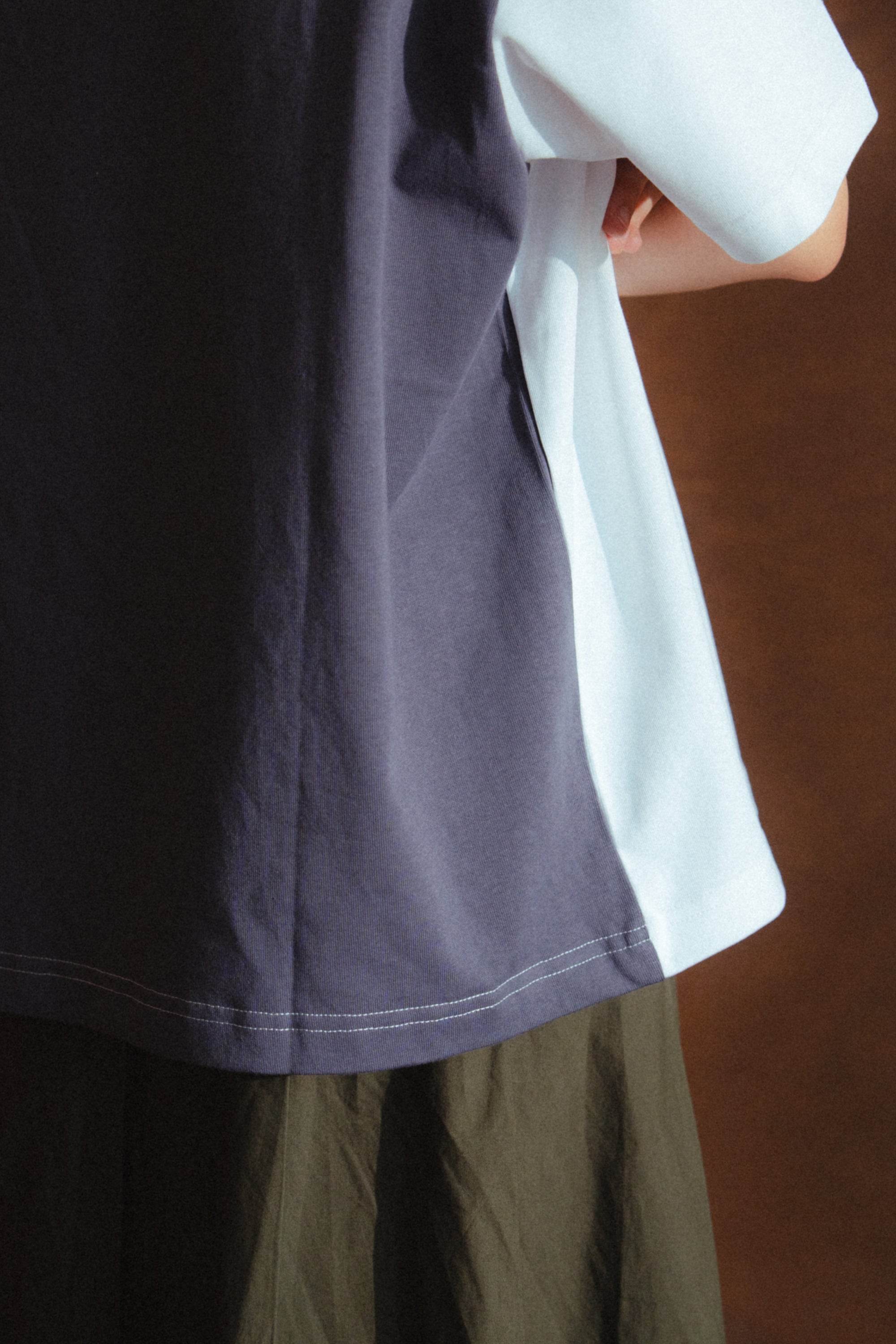 Fading Cropped Tee White