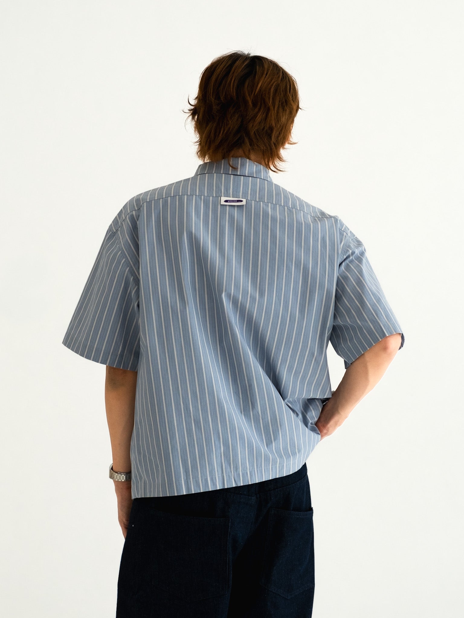Rotten Paradise x Martell Bartender Shirt Ice Blue