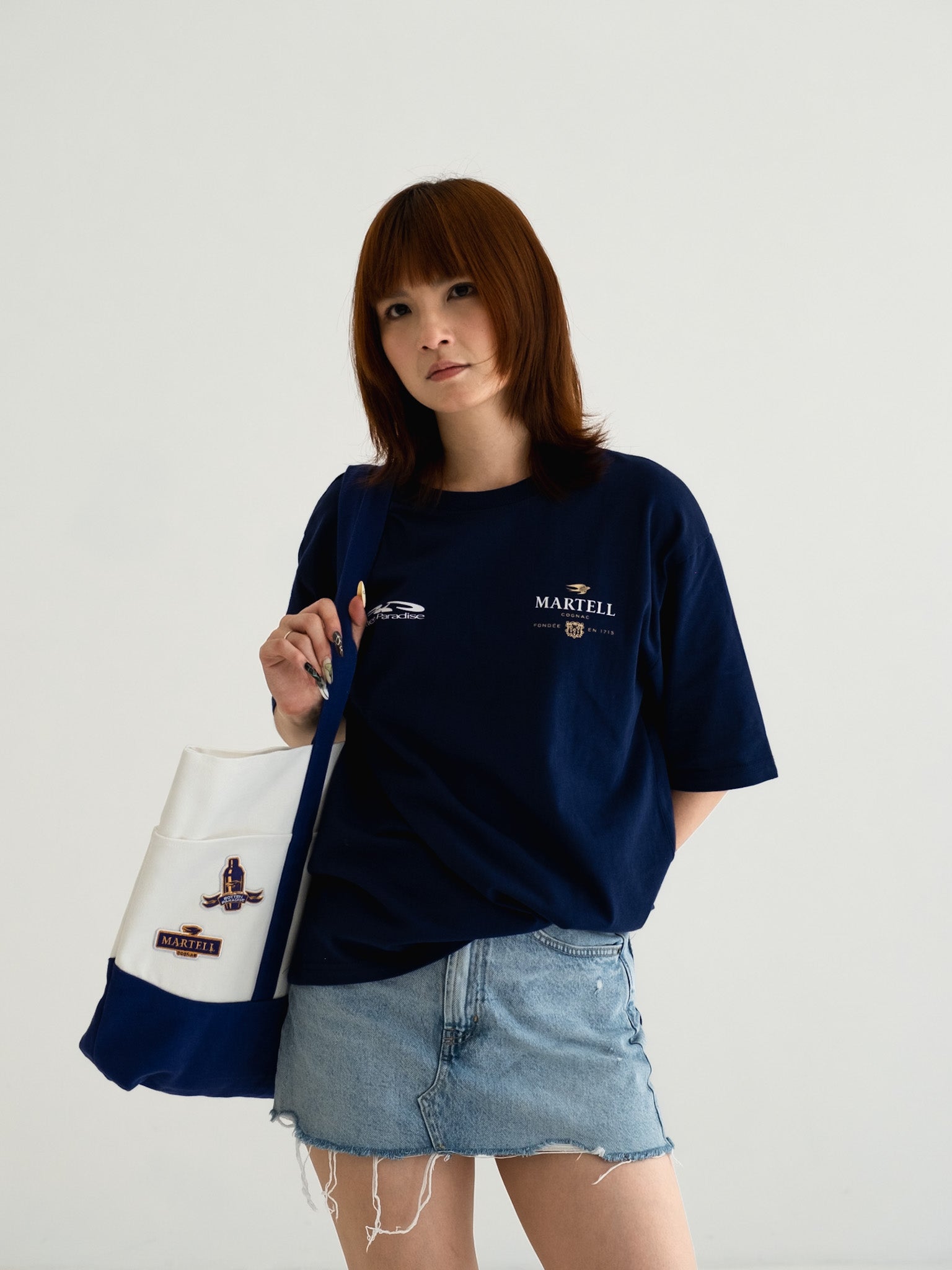 Rotten Paradise x Martell Noblige Tee Blue
