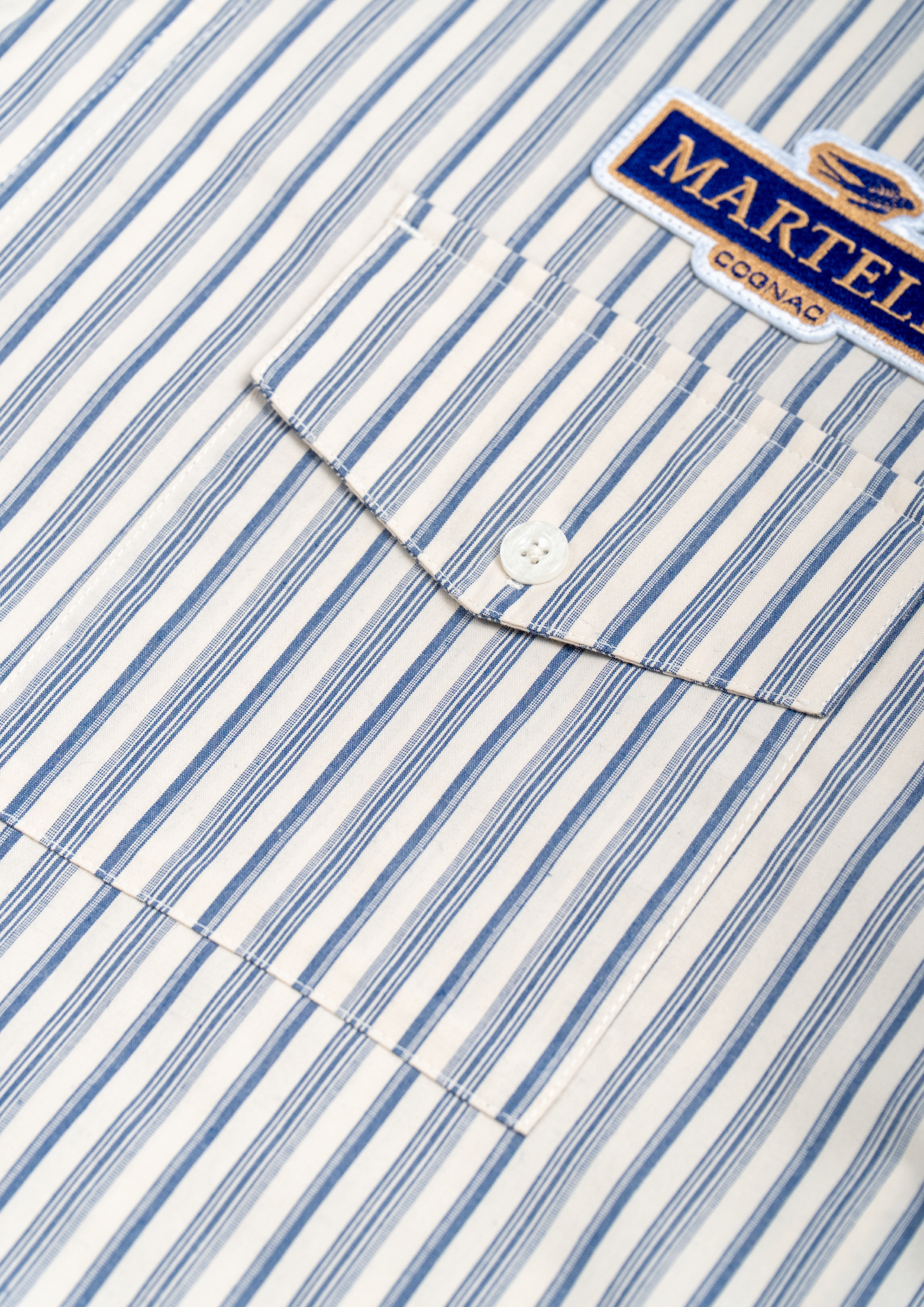 Rotten Paradise x Martell Bartender Shirt Chalk Blue
