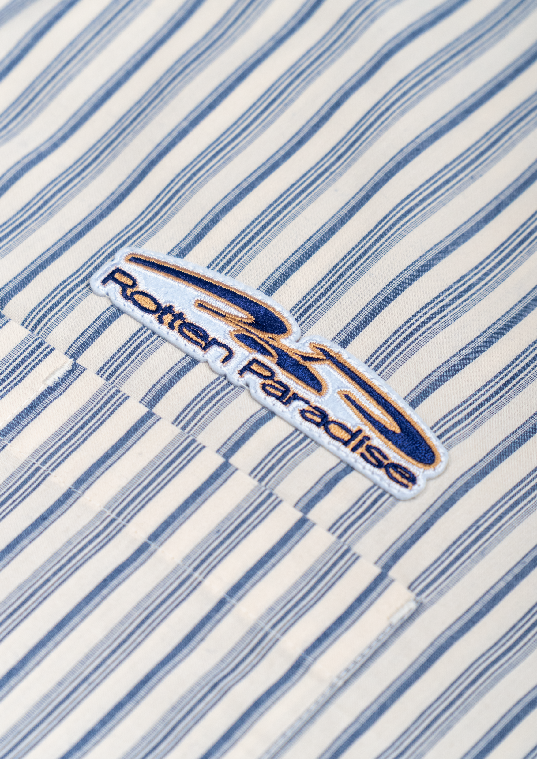 Rotten Paradise x Martell Bartender Shirt Chalk Blue