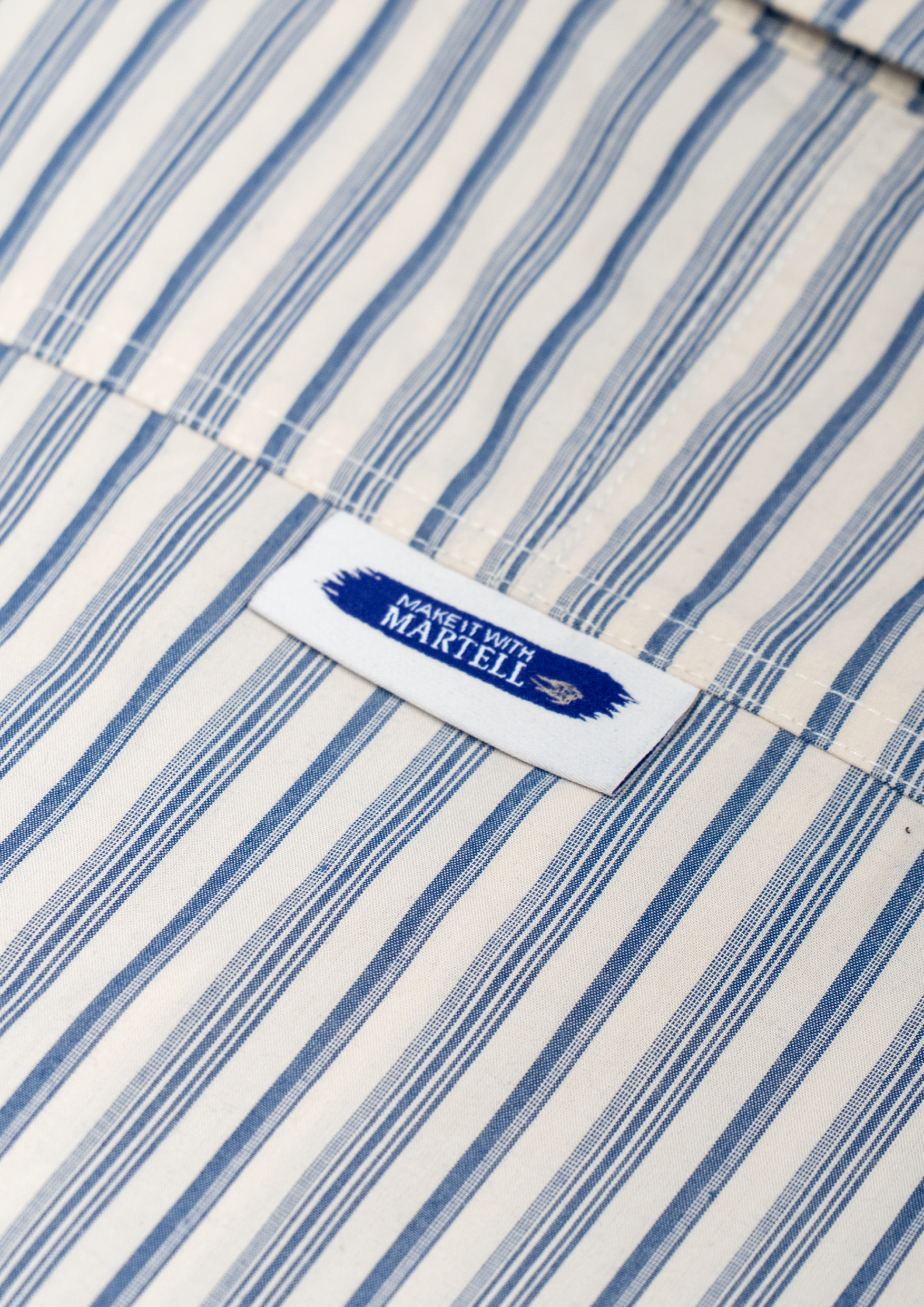 Rotten Paradise x Martell Bartender Shirt Chalk Blue