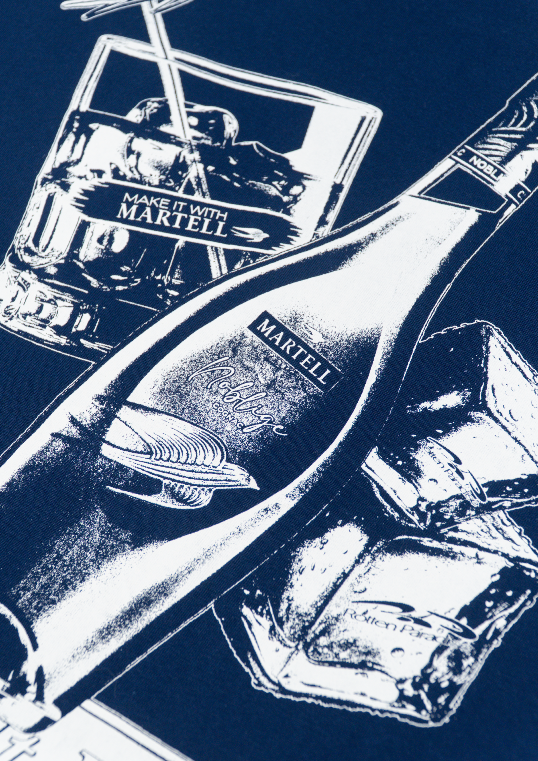 Rotten Paradise x Martell Noblige Tee Blue