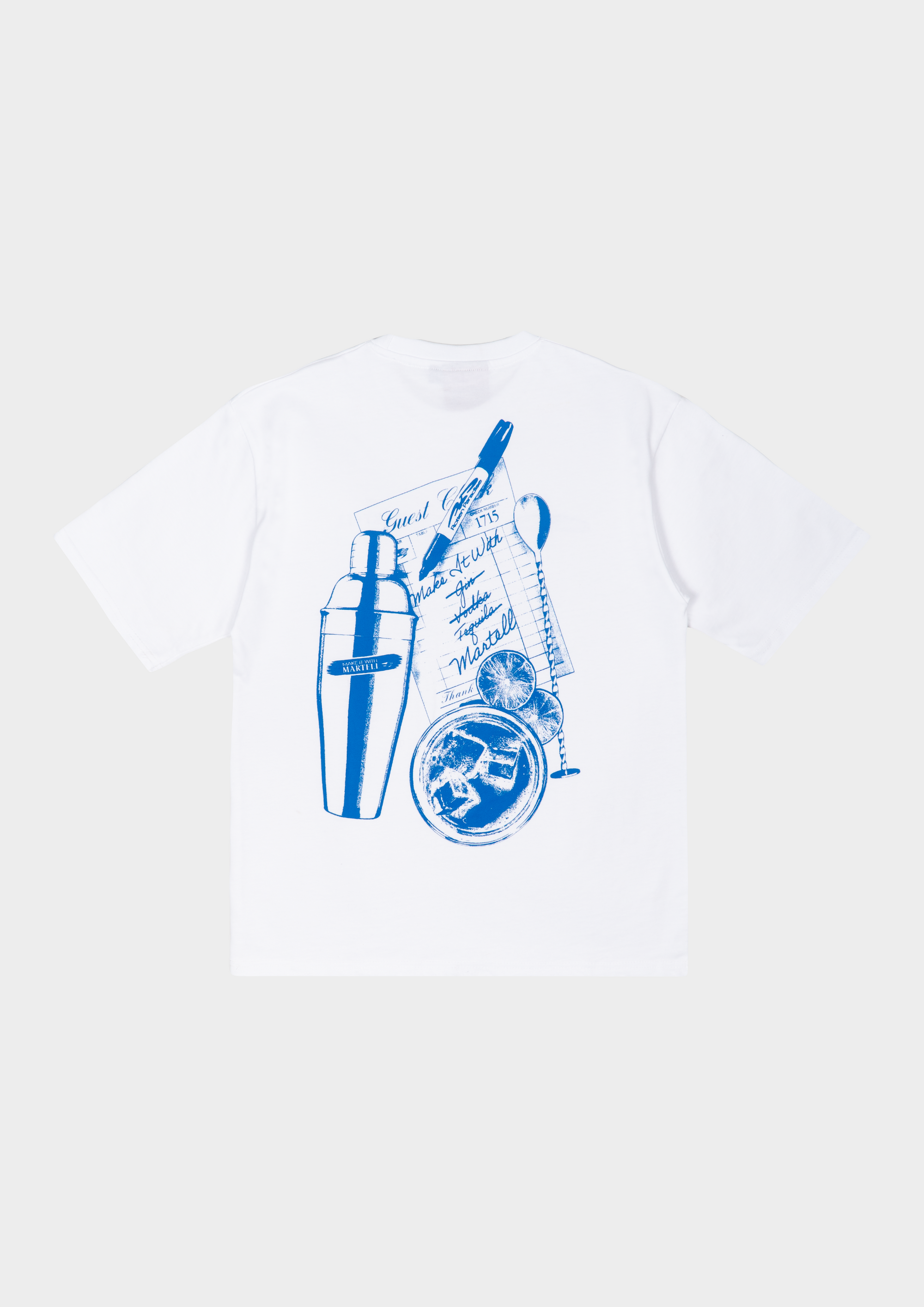 Rotten Paradise x Martell Guest Check Tee White
