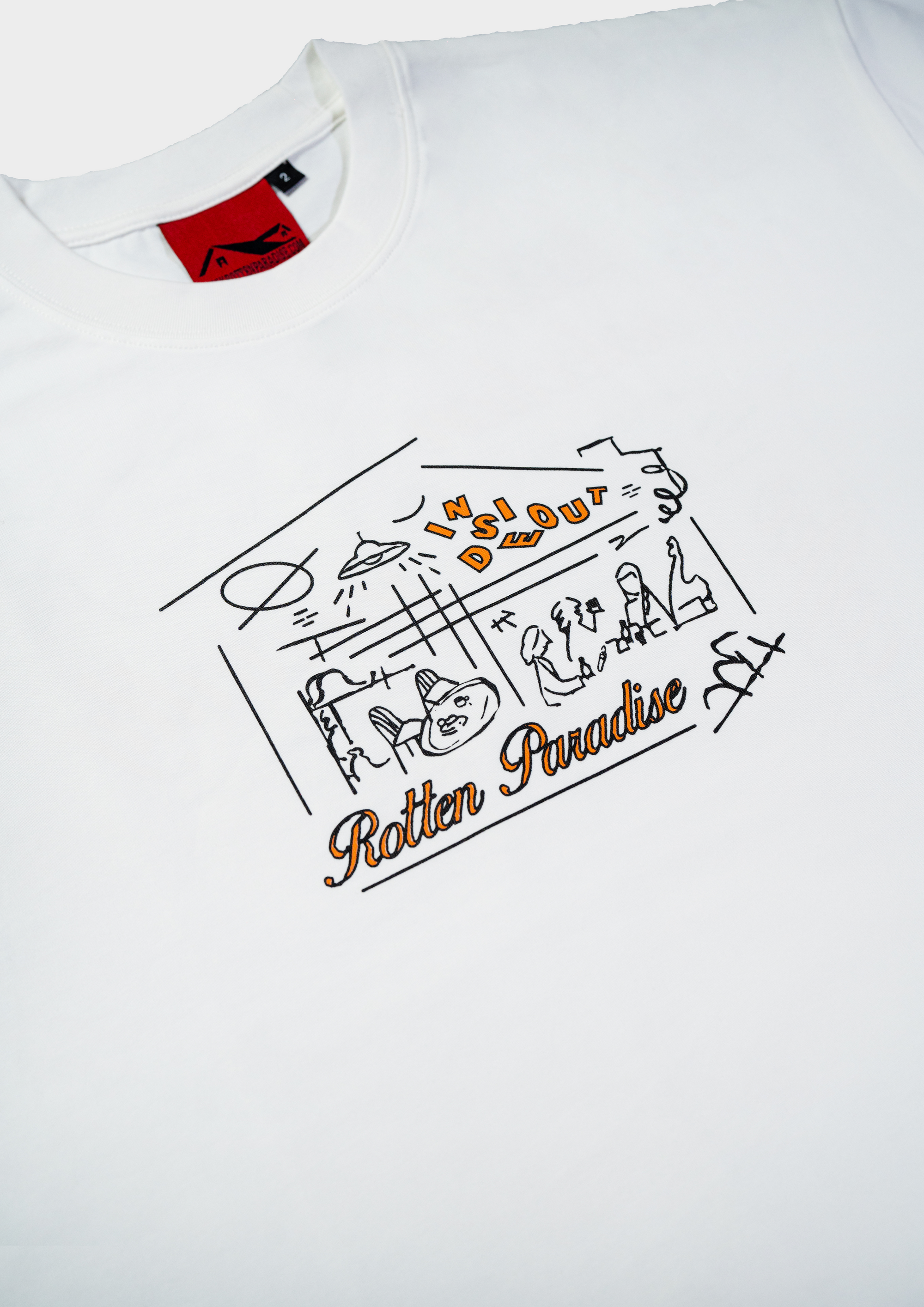(Rotten Paradise x Inside Out) Menu Tee