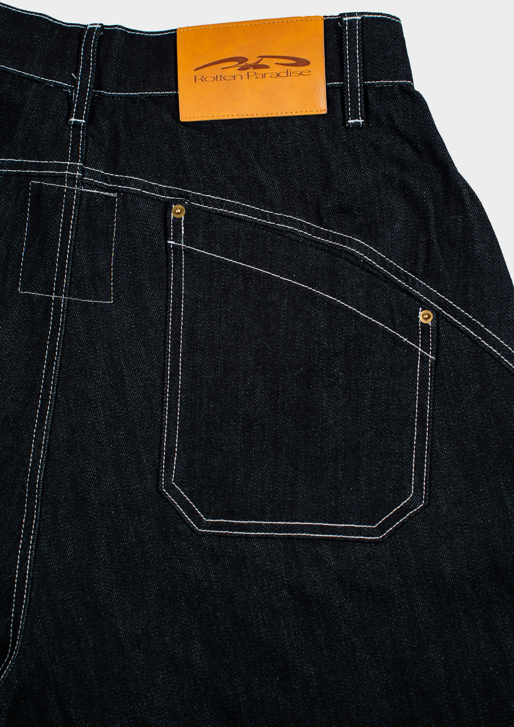 Drift Line Wide Fit Shorts Denim