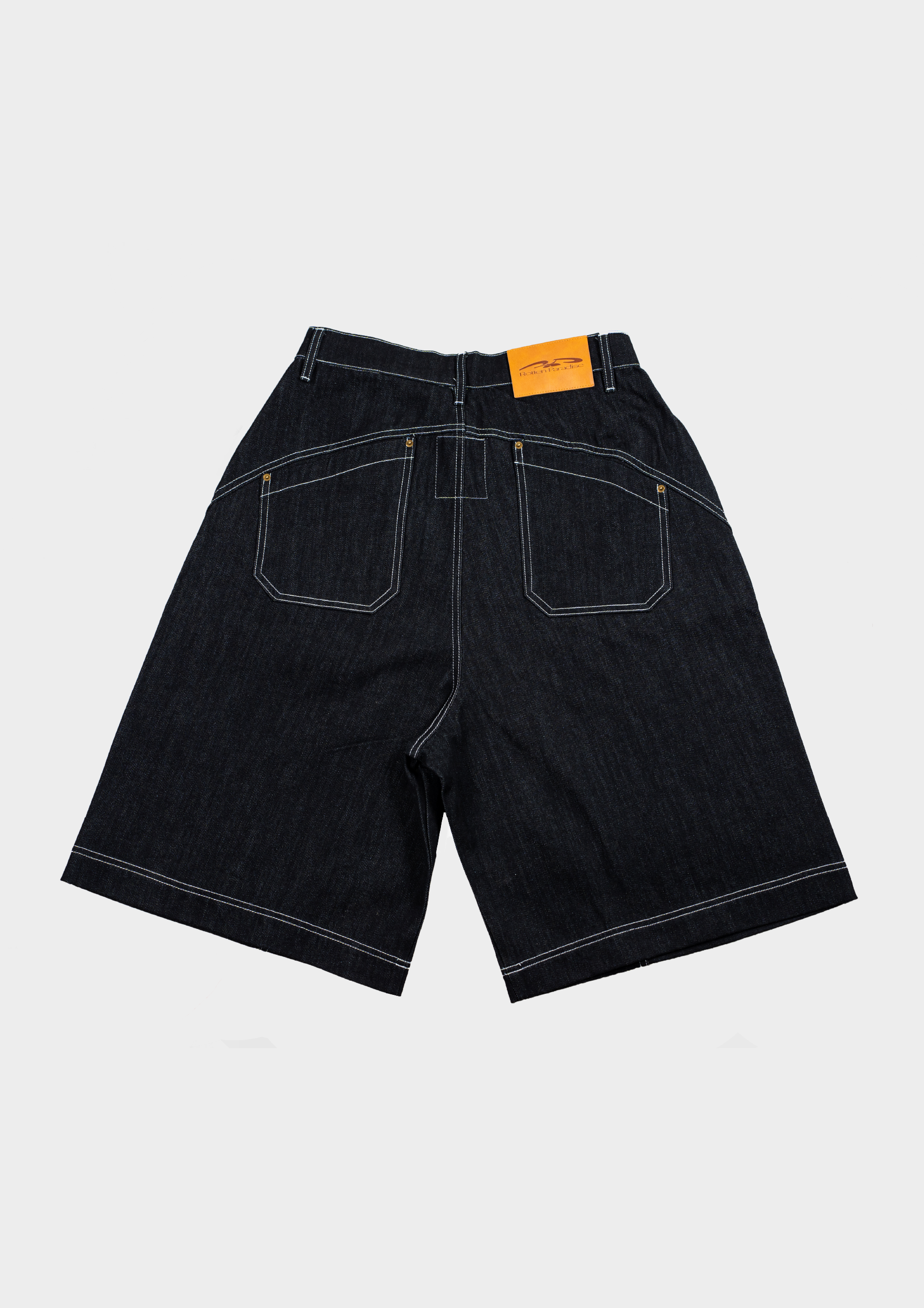 Drift Line Wide Fit Shorts Denim