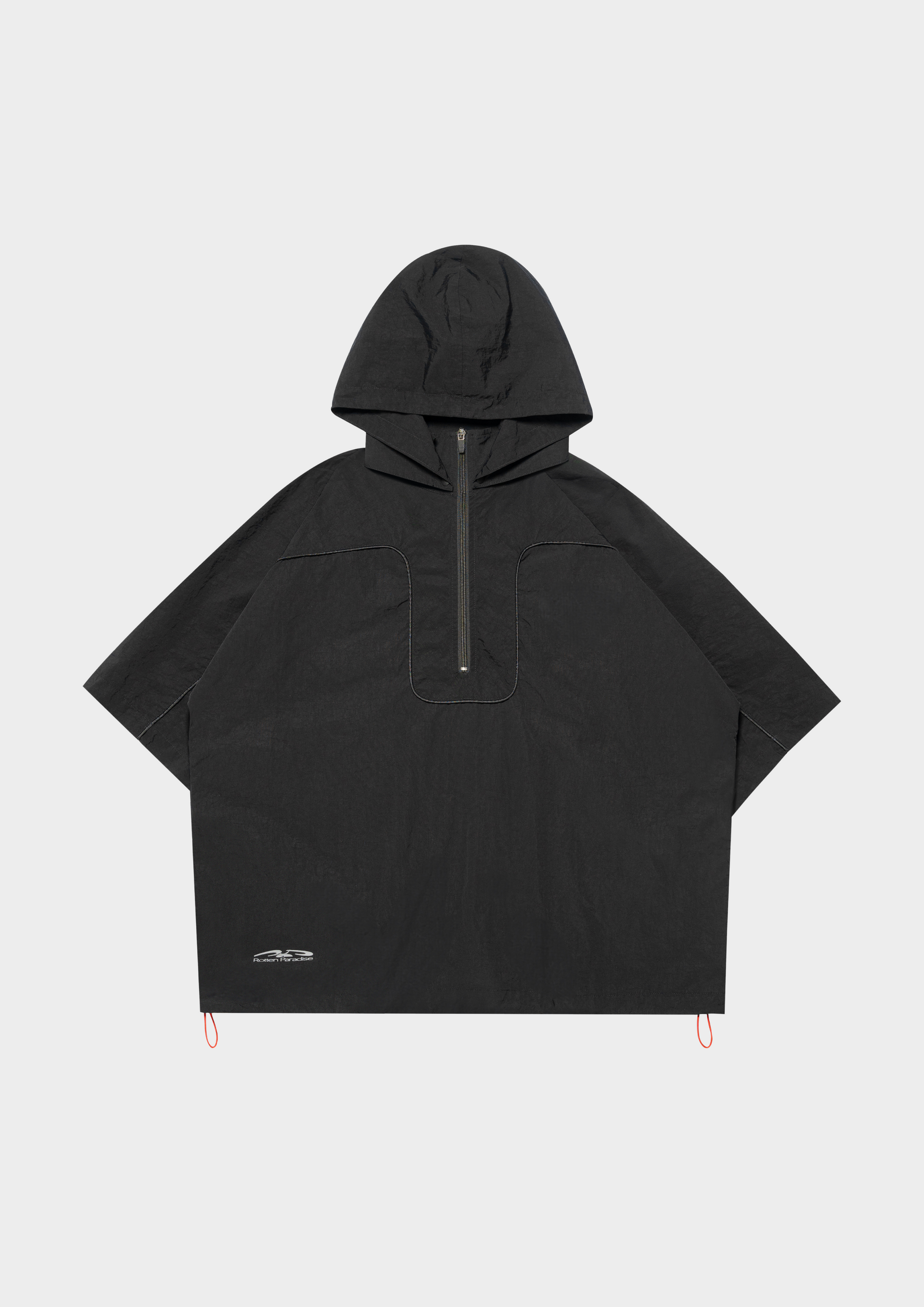 Rot Detachable Hood Shirt