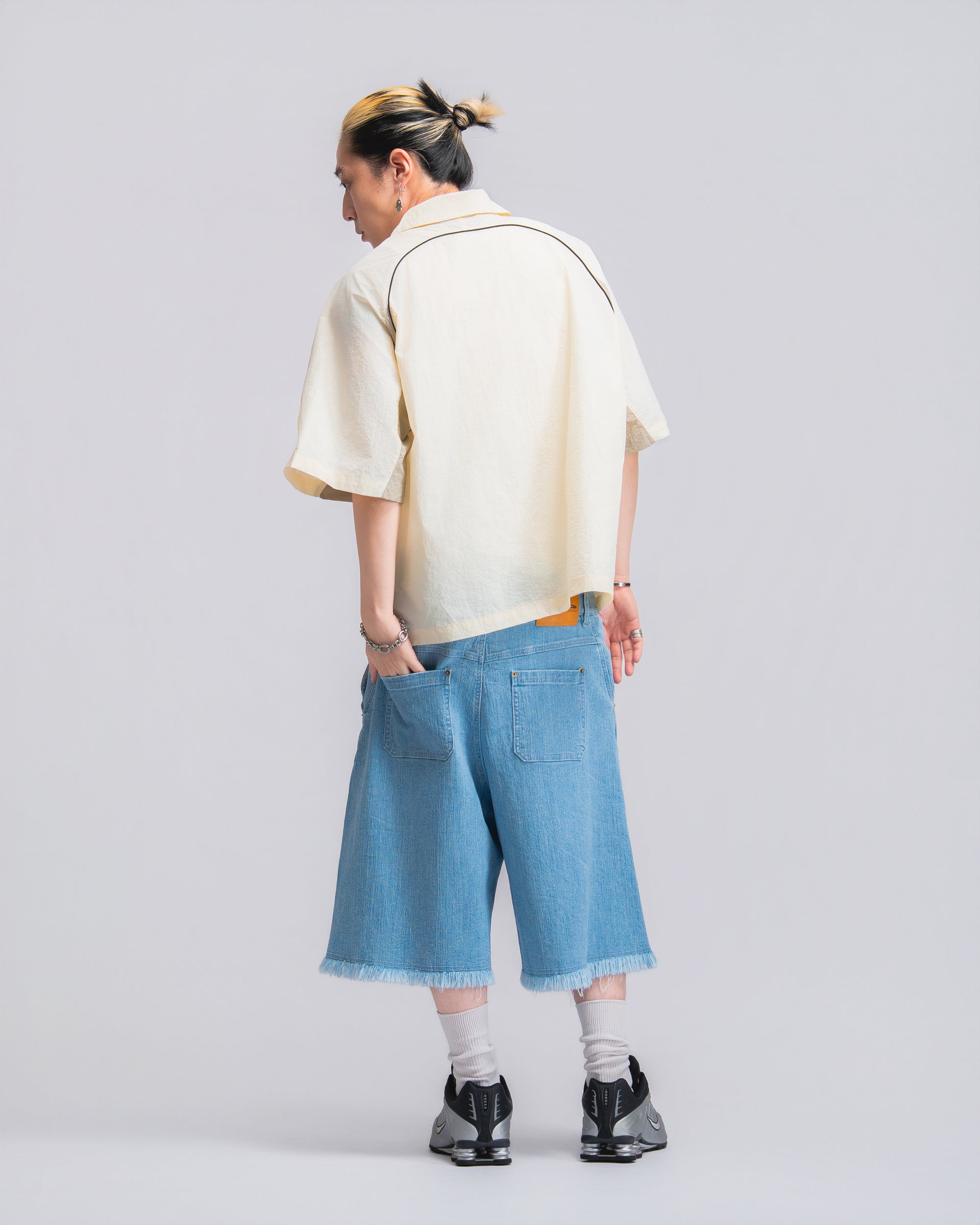 Comfy Balloon Shorts Denim