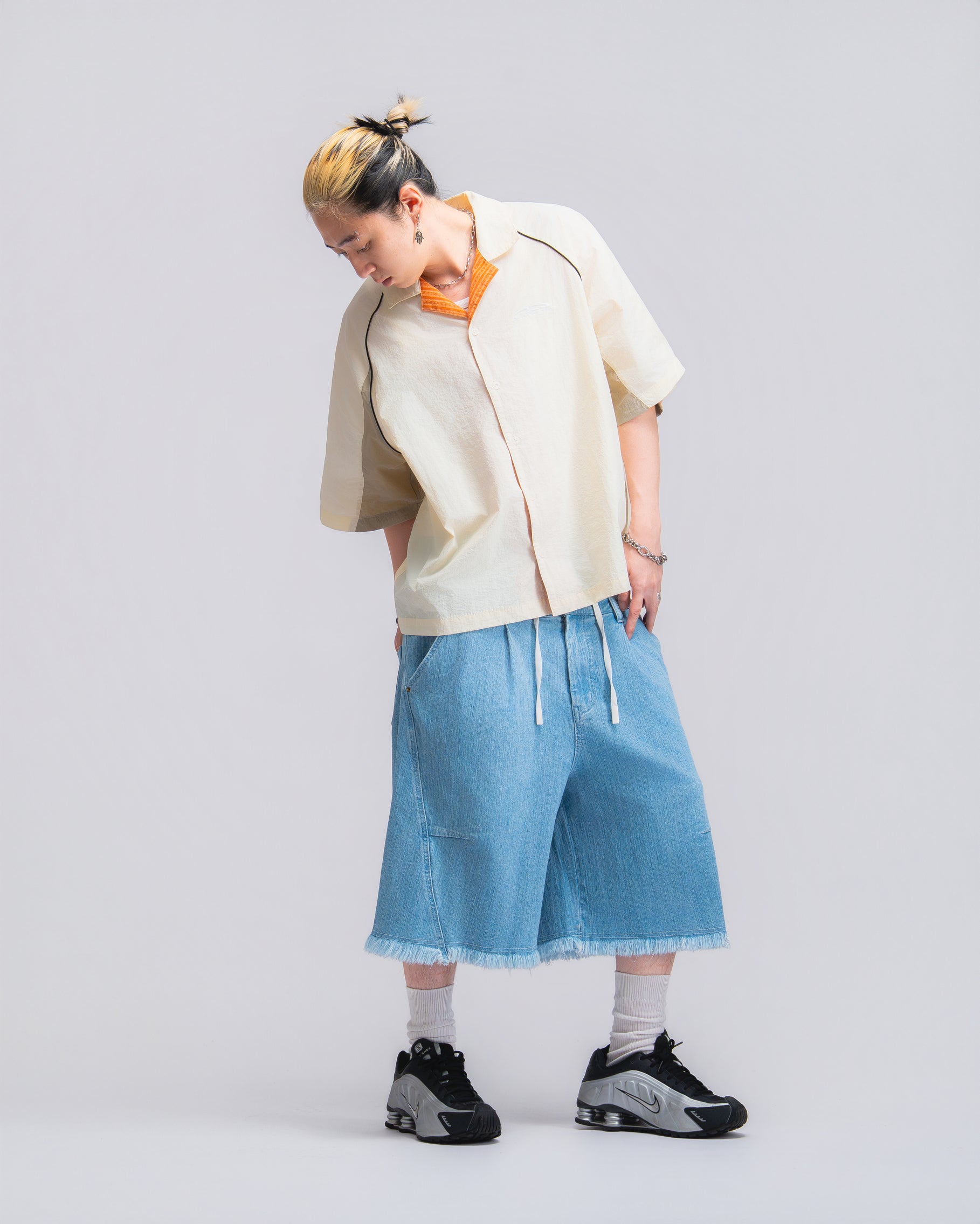 Comfy Balloon Shorts Denim