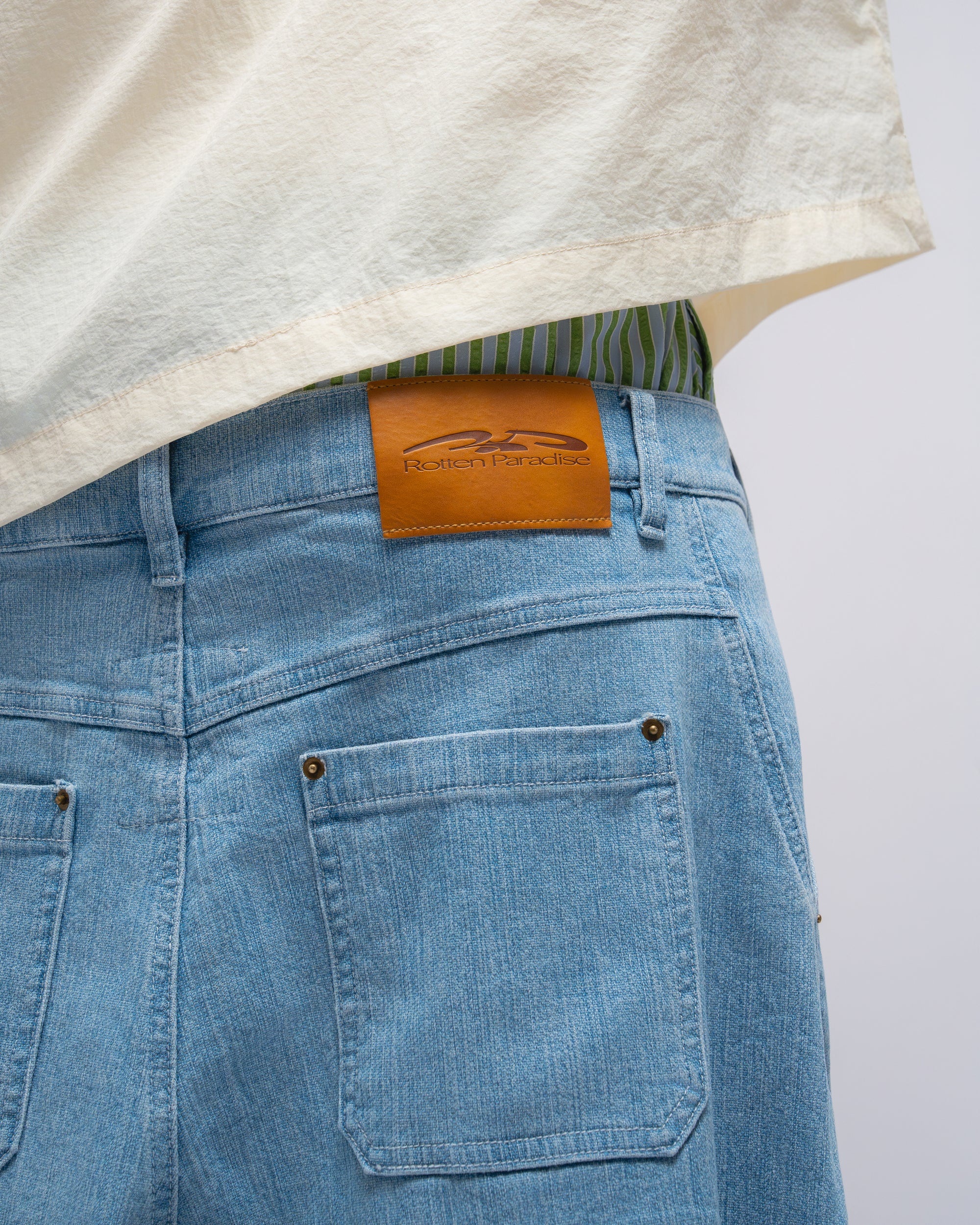 Comfy Balloon Shorts Denim