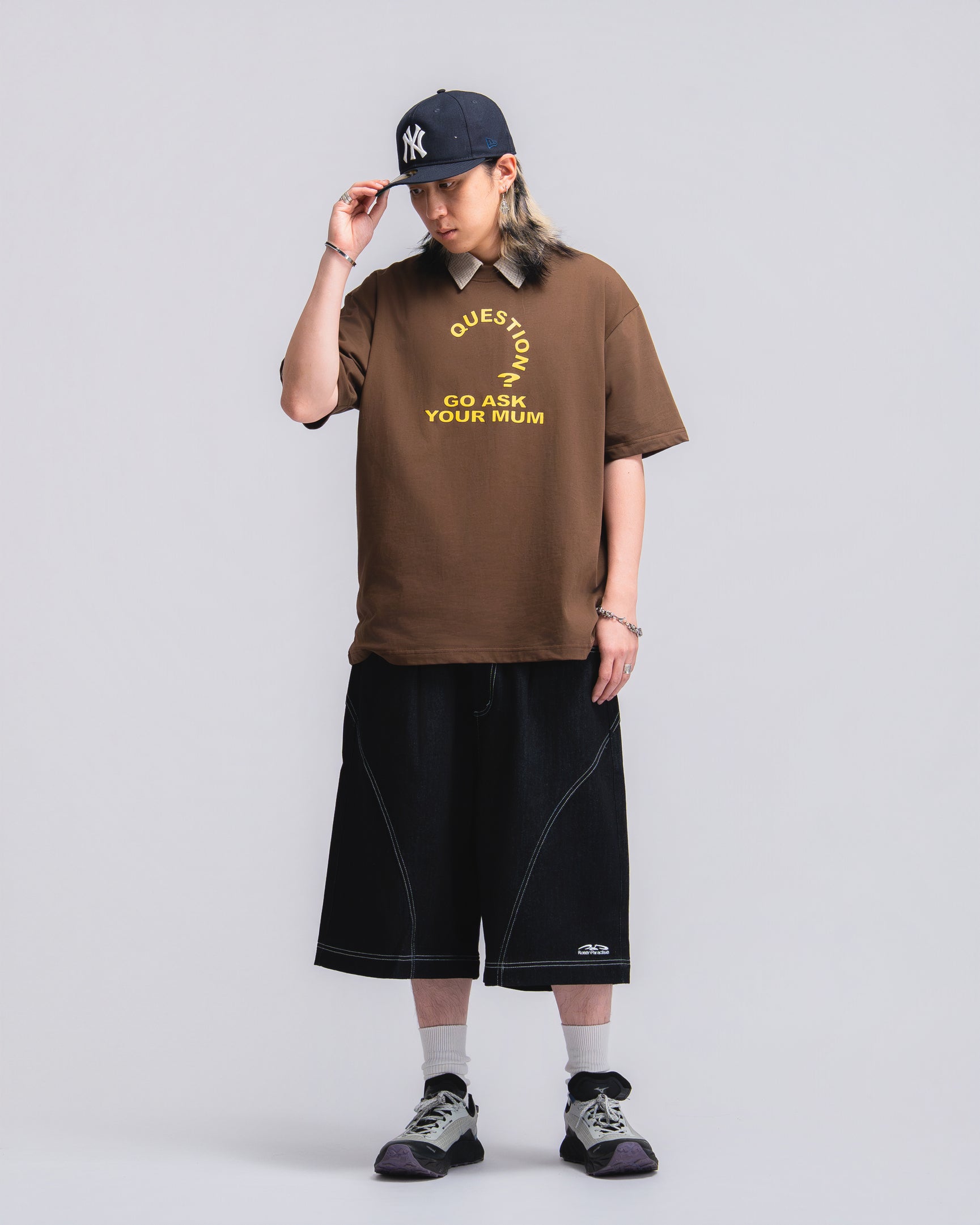 Question Mum Tee Brown