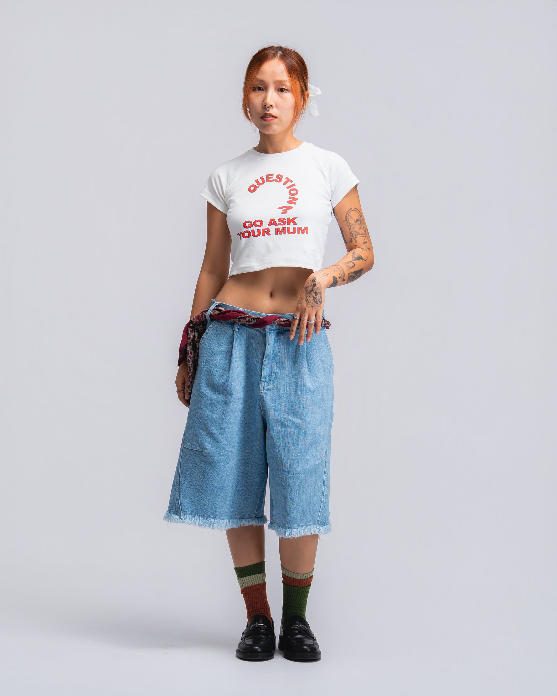 Comfy Balloon Shorts Denim