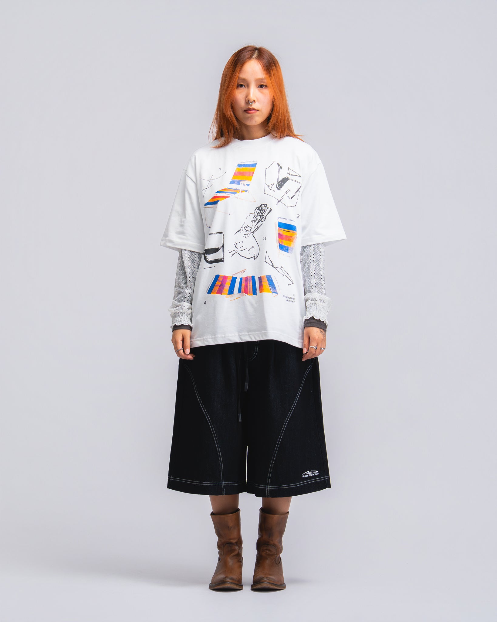 Lazy Chair Tee White