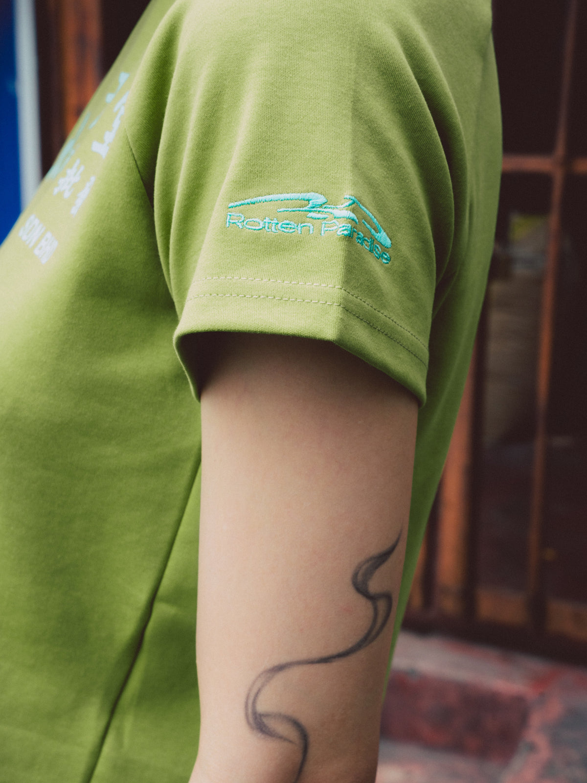 Trading Baby Tee Green