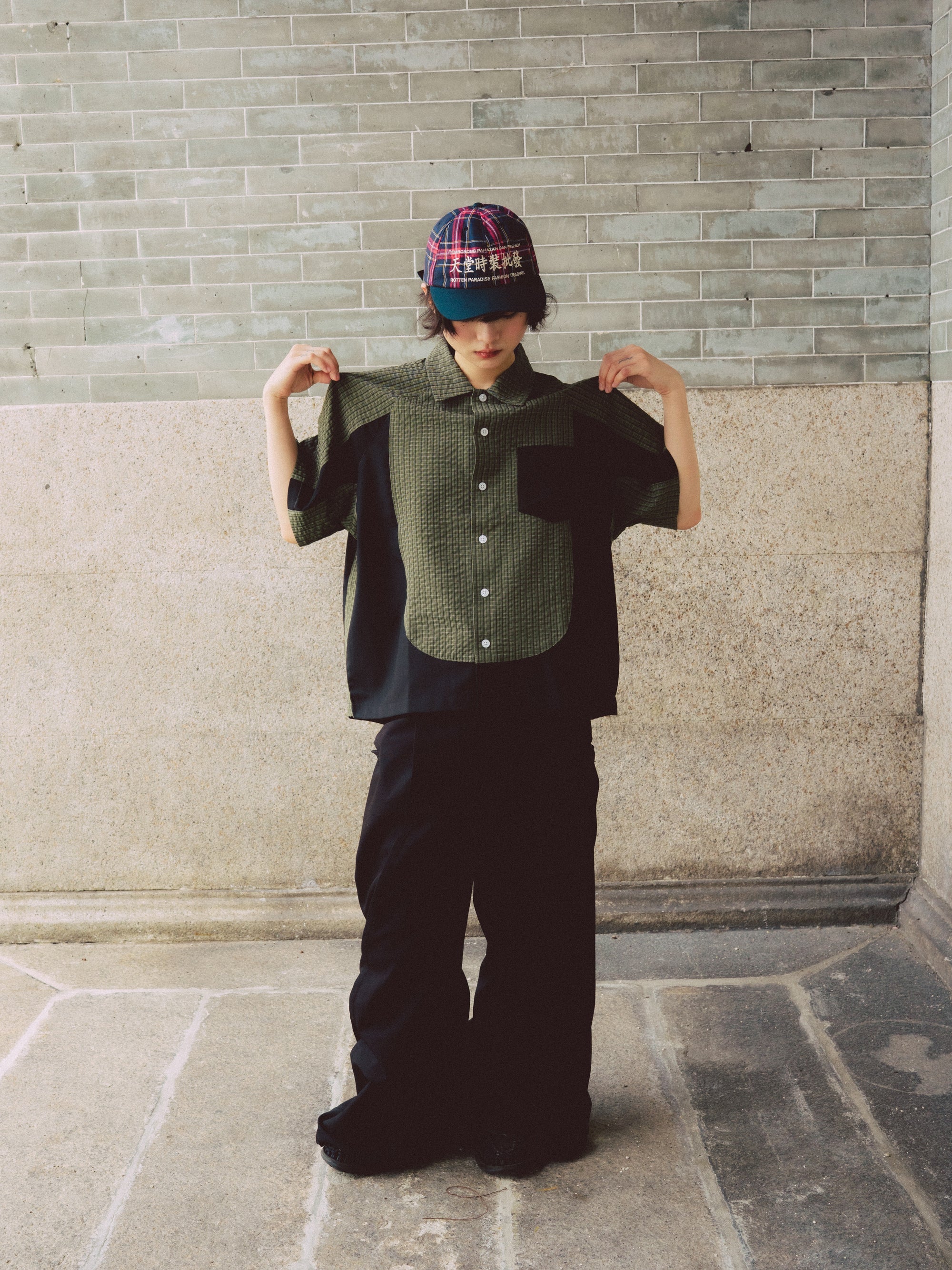 Checkered Boxy Shirt V2 Green