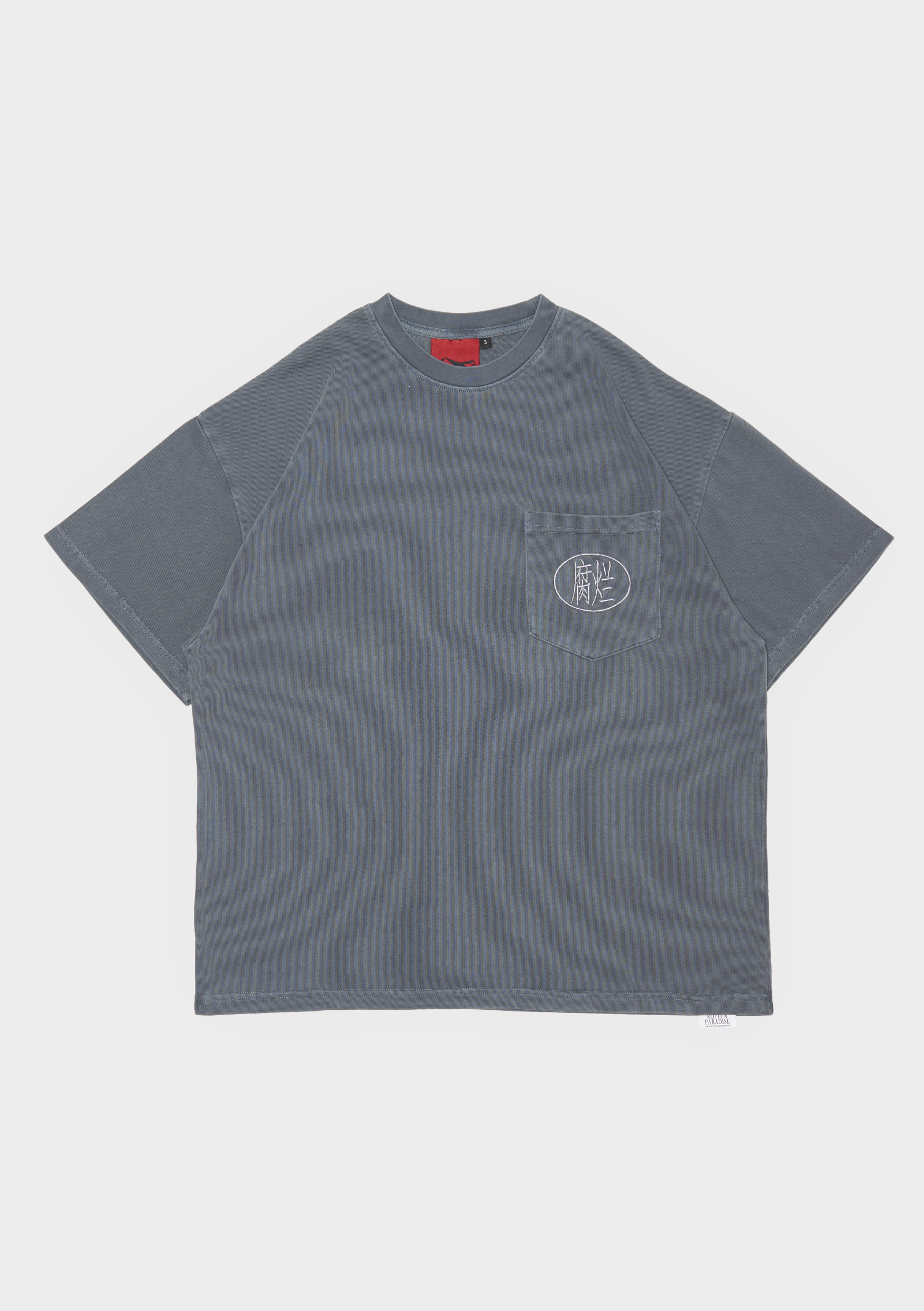 "Fulan" Pocket Tee Blue