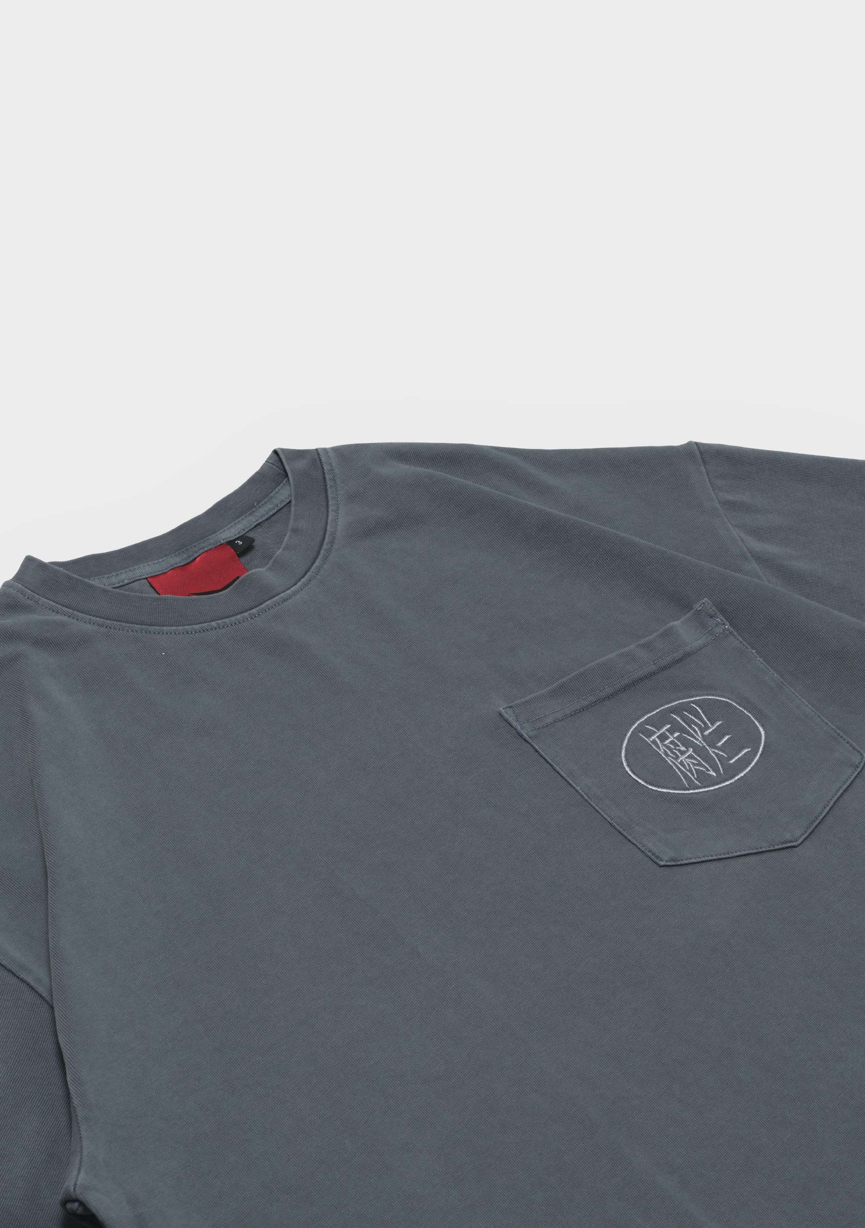 "Fulan" Pocket Tee Blue