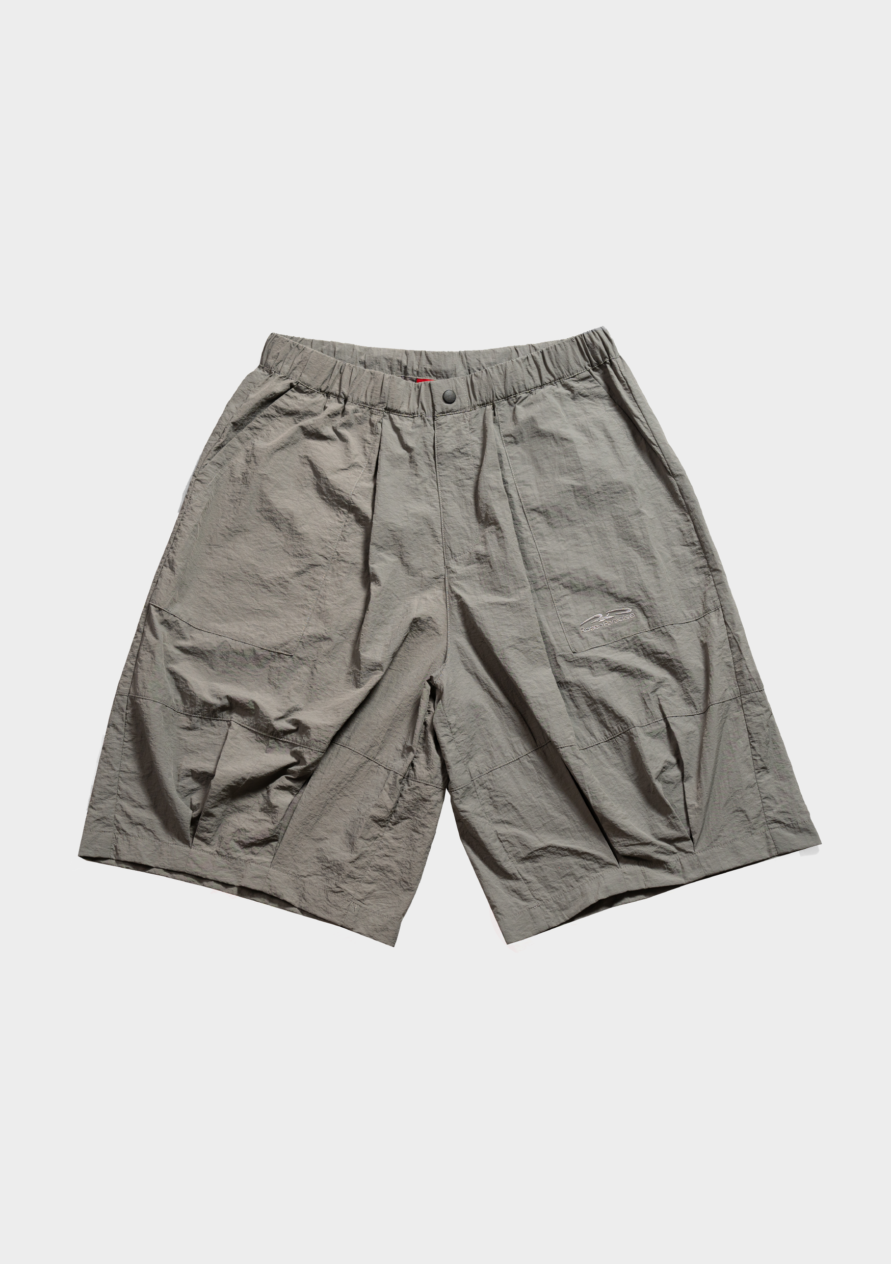 Comfy Balloon Shorts Cyan Grey