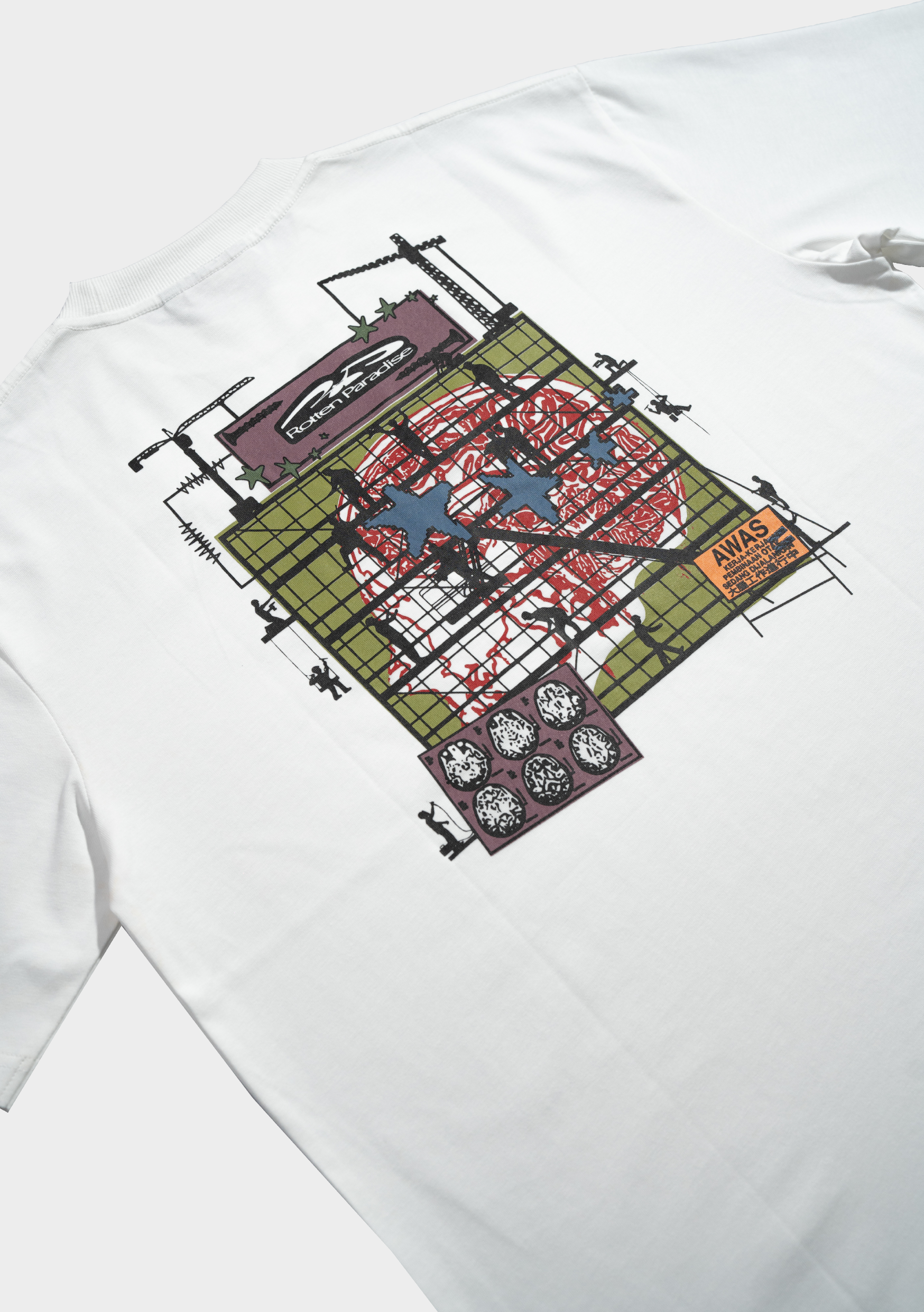 Working Brain Tee White