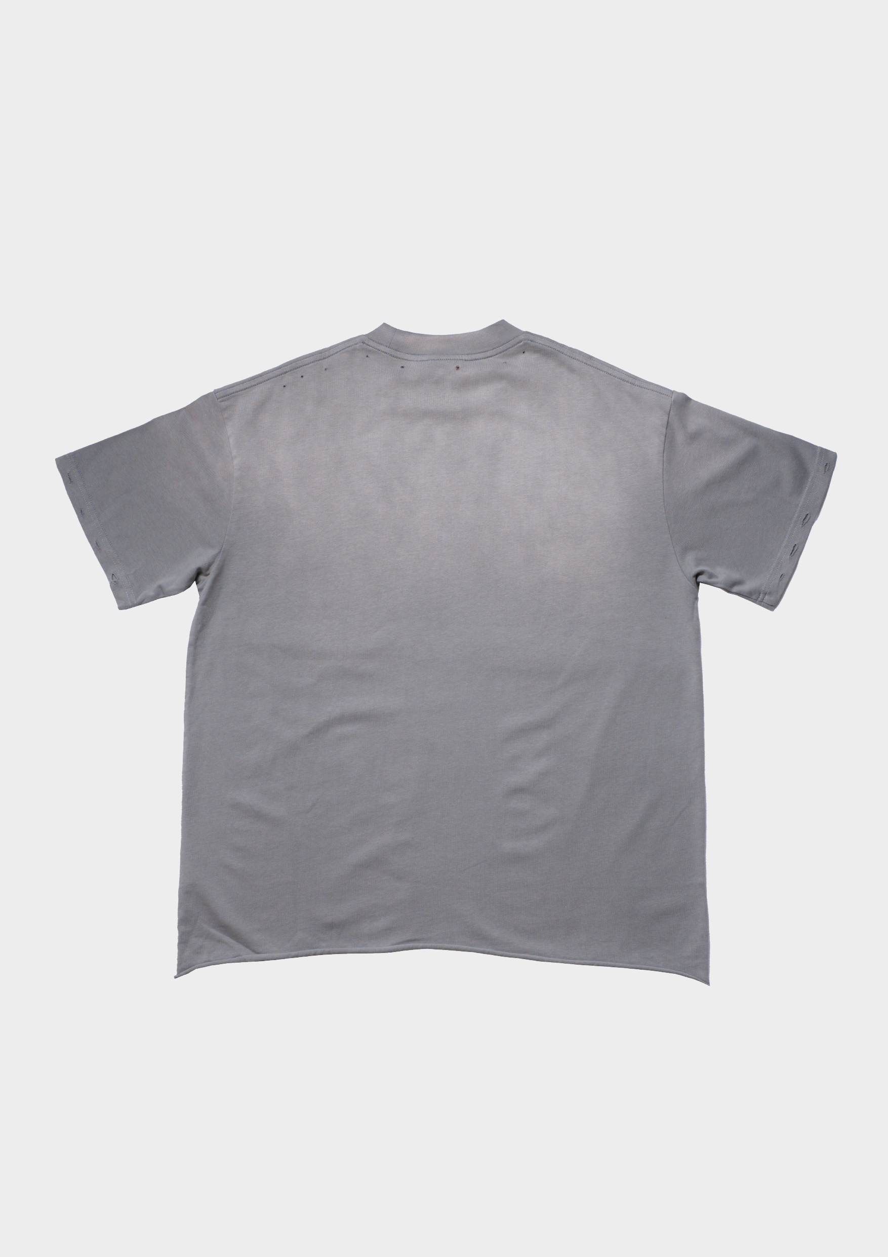 Damaged Logo Tee Grey