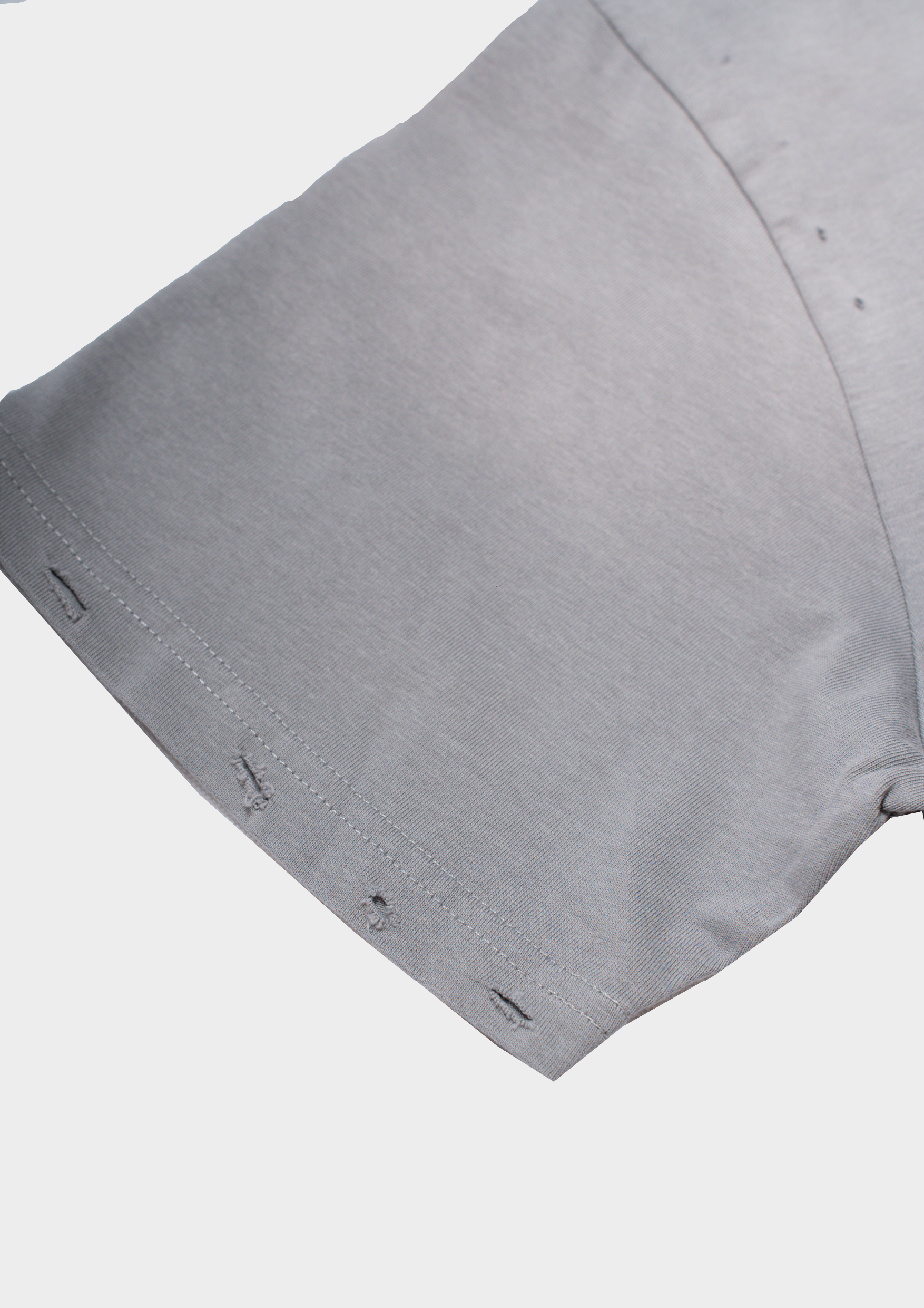 Damaged Logo Tee Grey