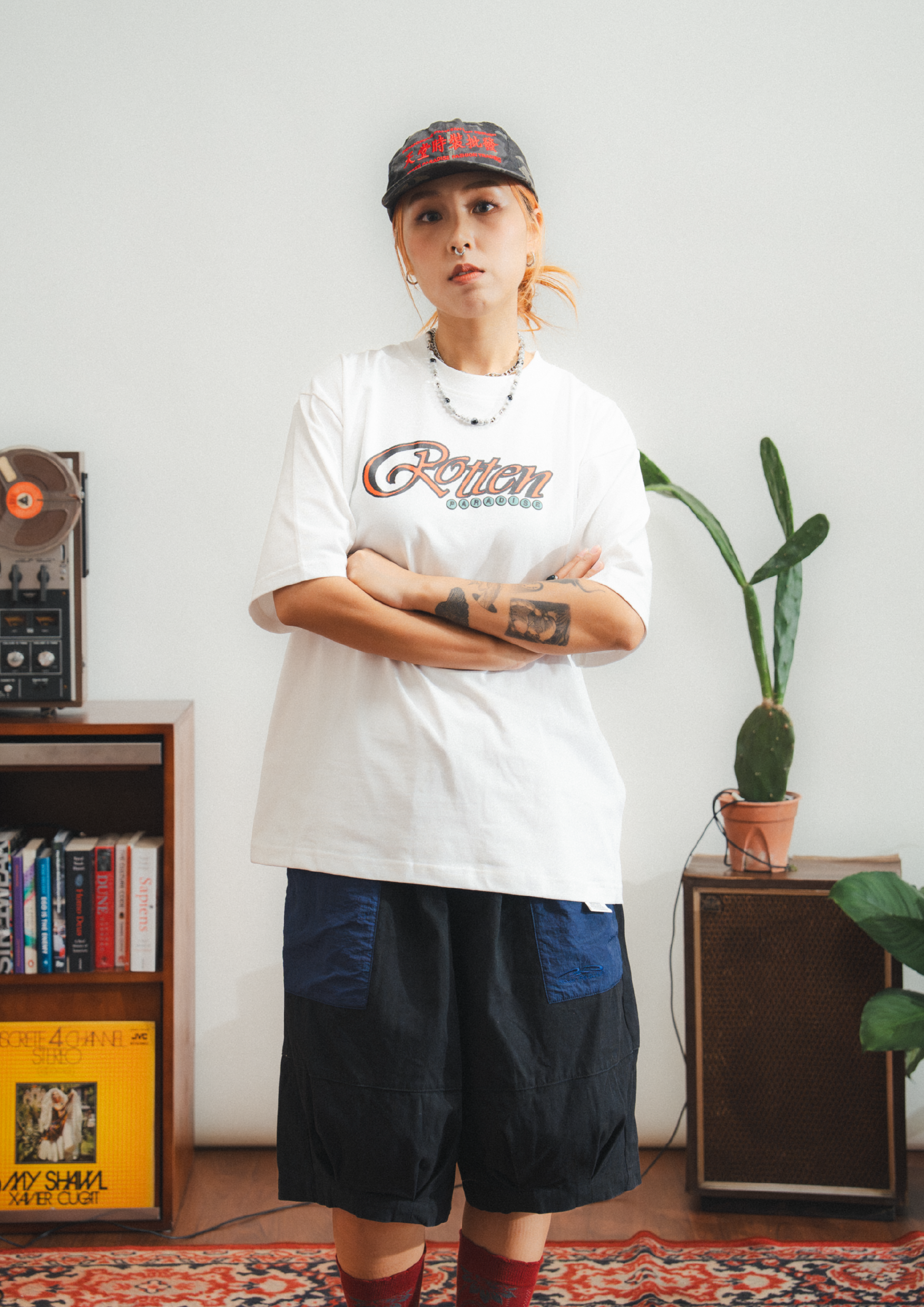 Energy Logo Tee White