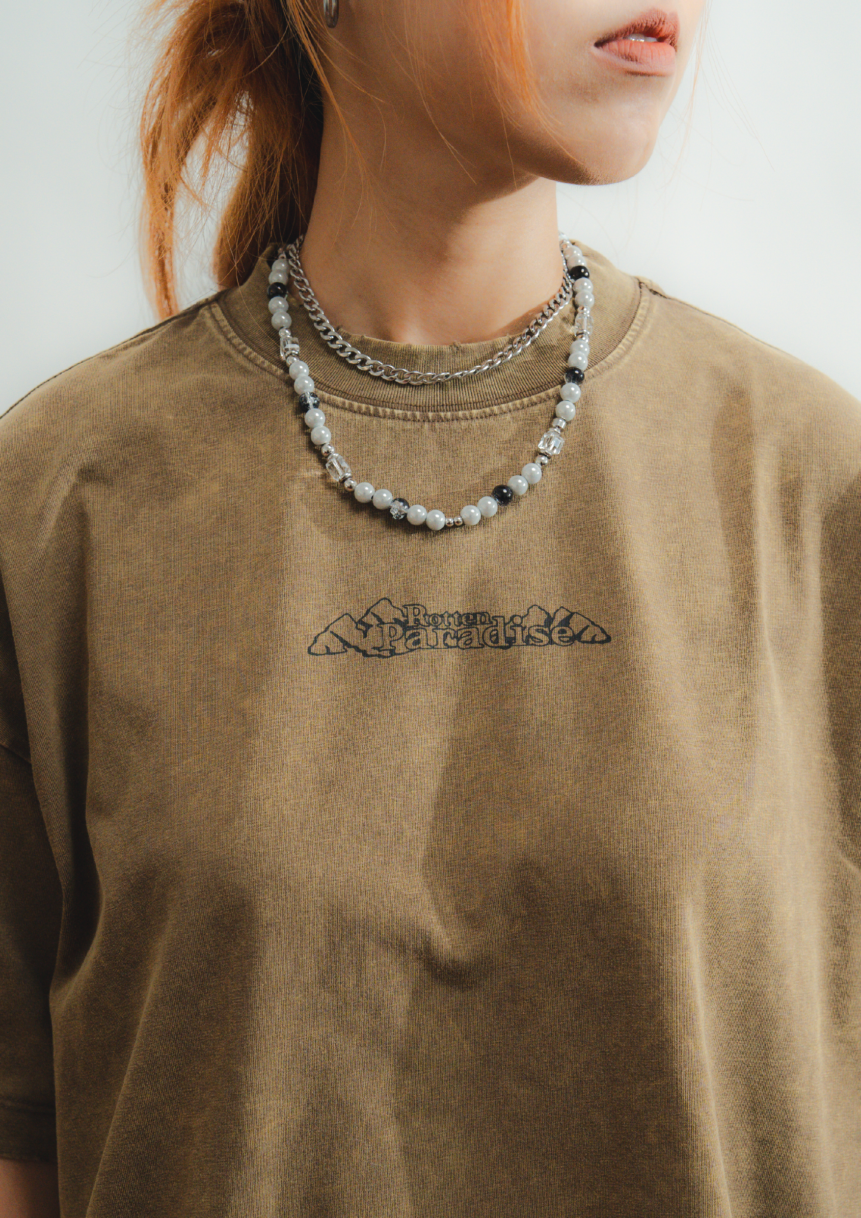 Mountain Tee Washed Brown