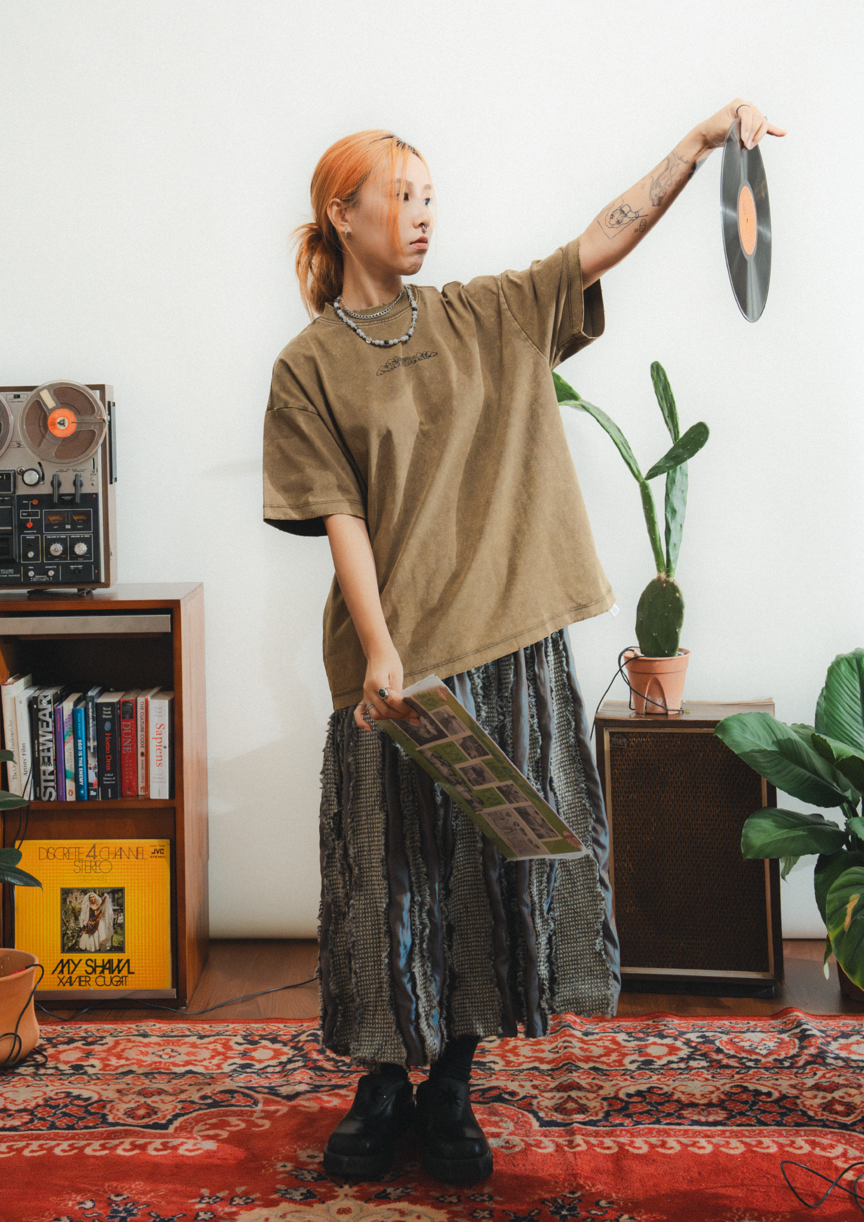 Mountain Tee Washed Brown