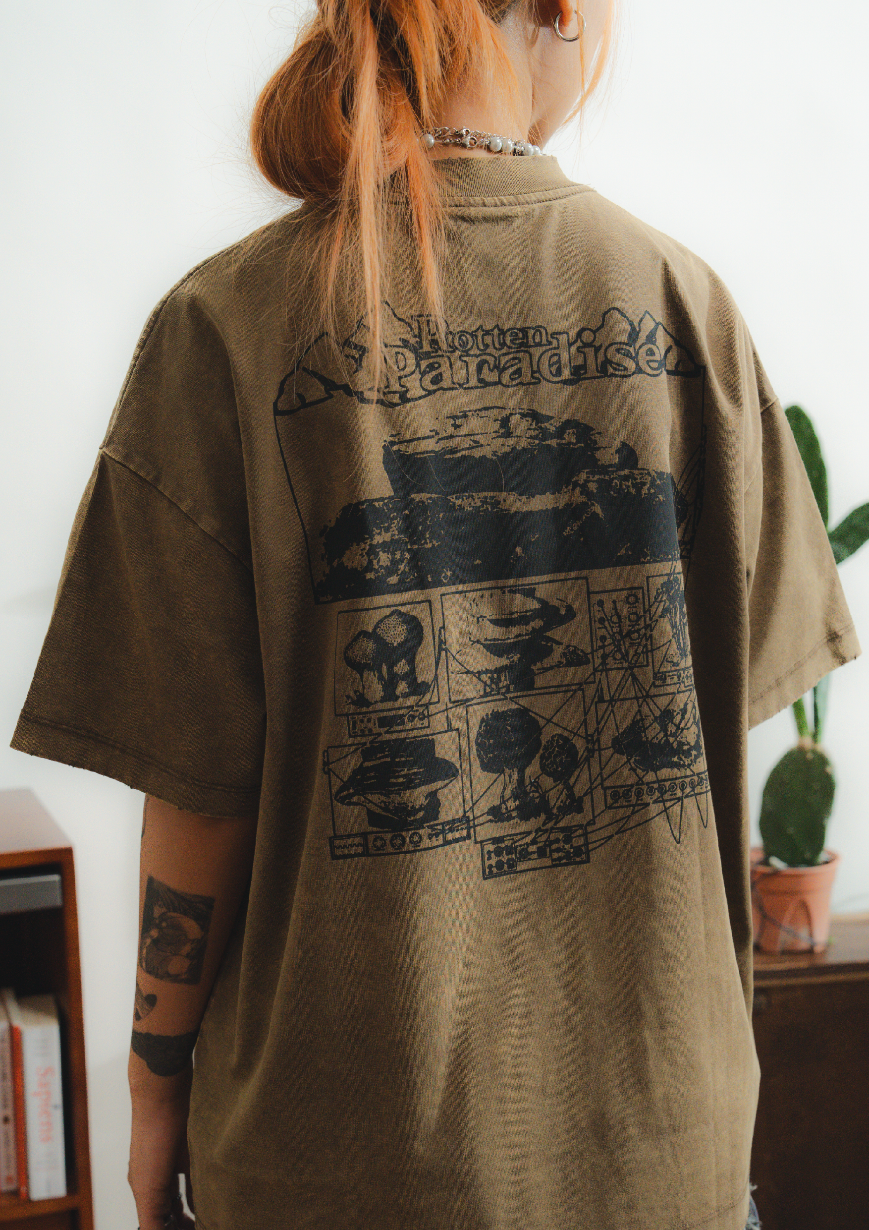 Mountain Tee Washed Brown