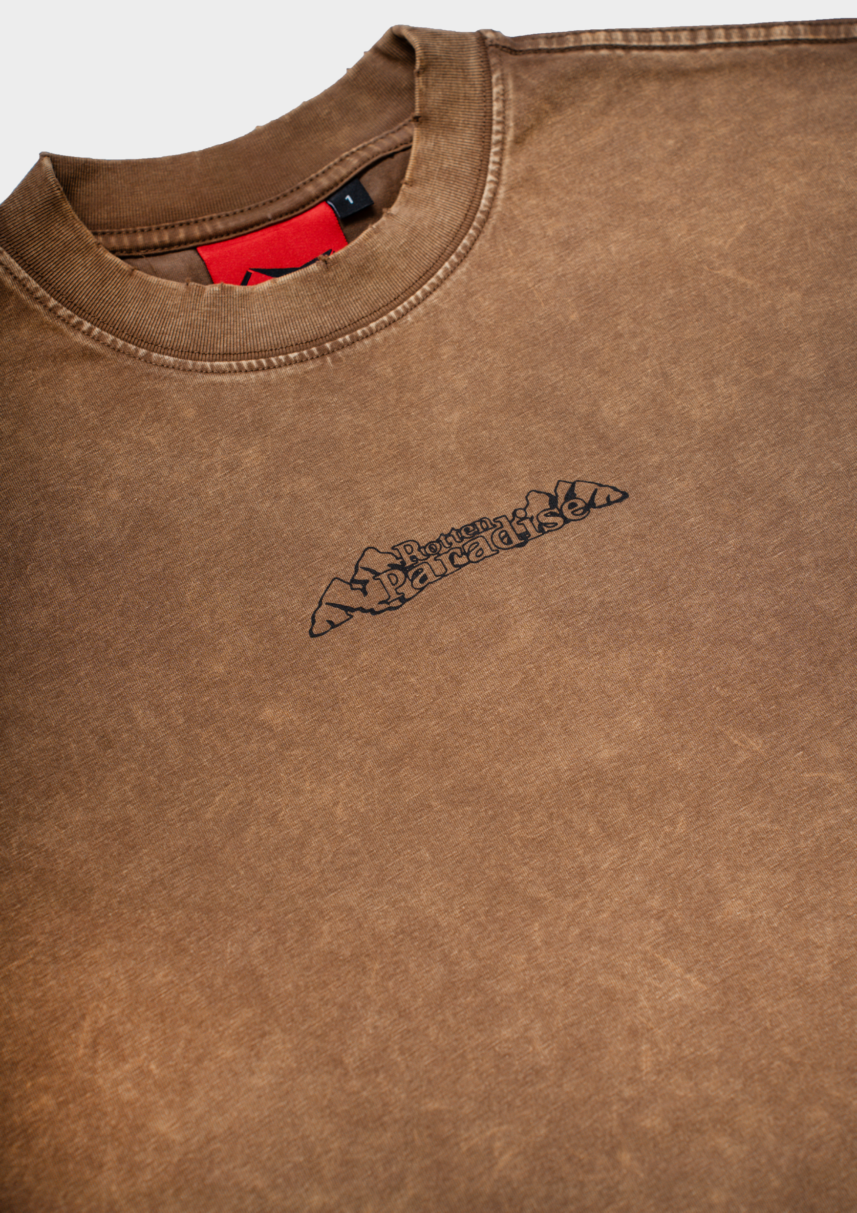 Mountain Tee Washed Brown