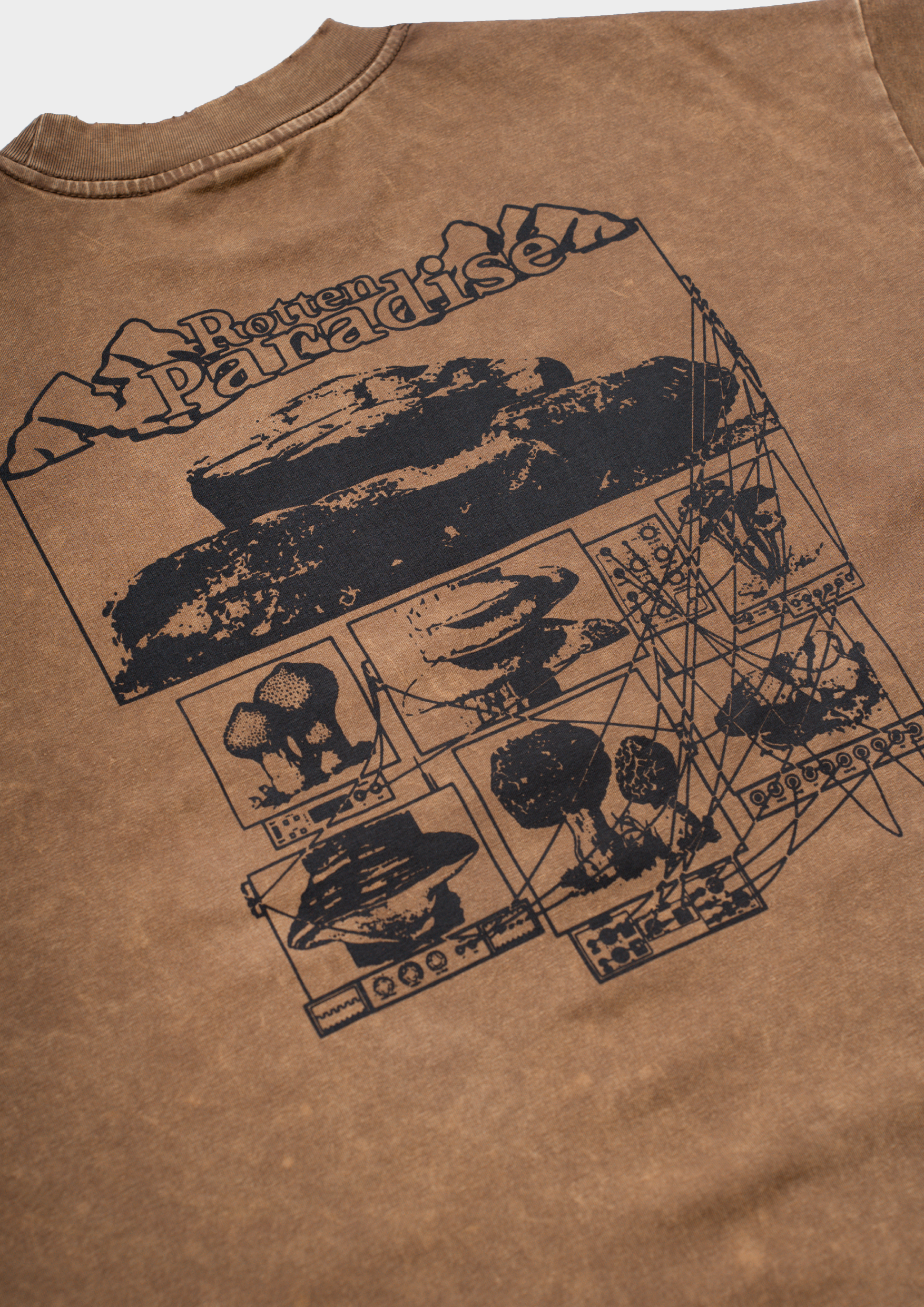Mountain Tee Washed Brown