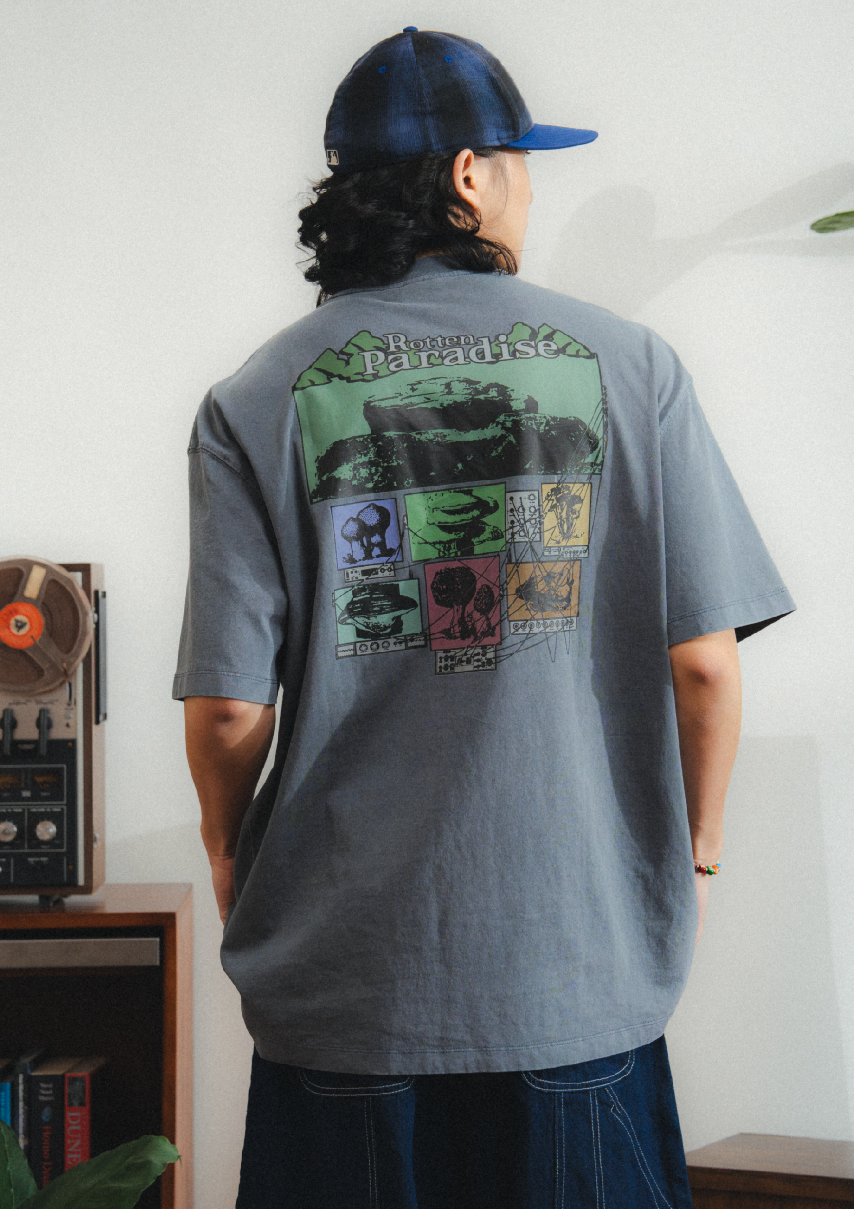 Mountain Tee Washed Grey