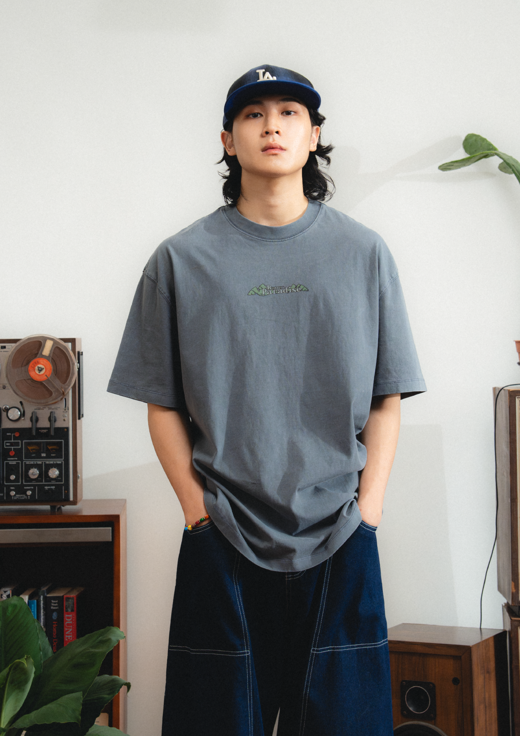 Mountain Tee Washed Grey