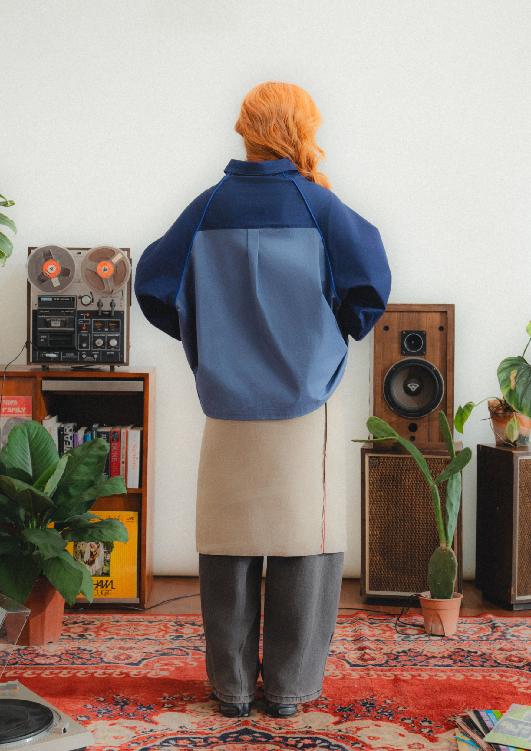 Speaker L/S Shirt Blue