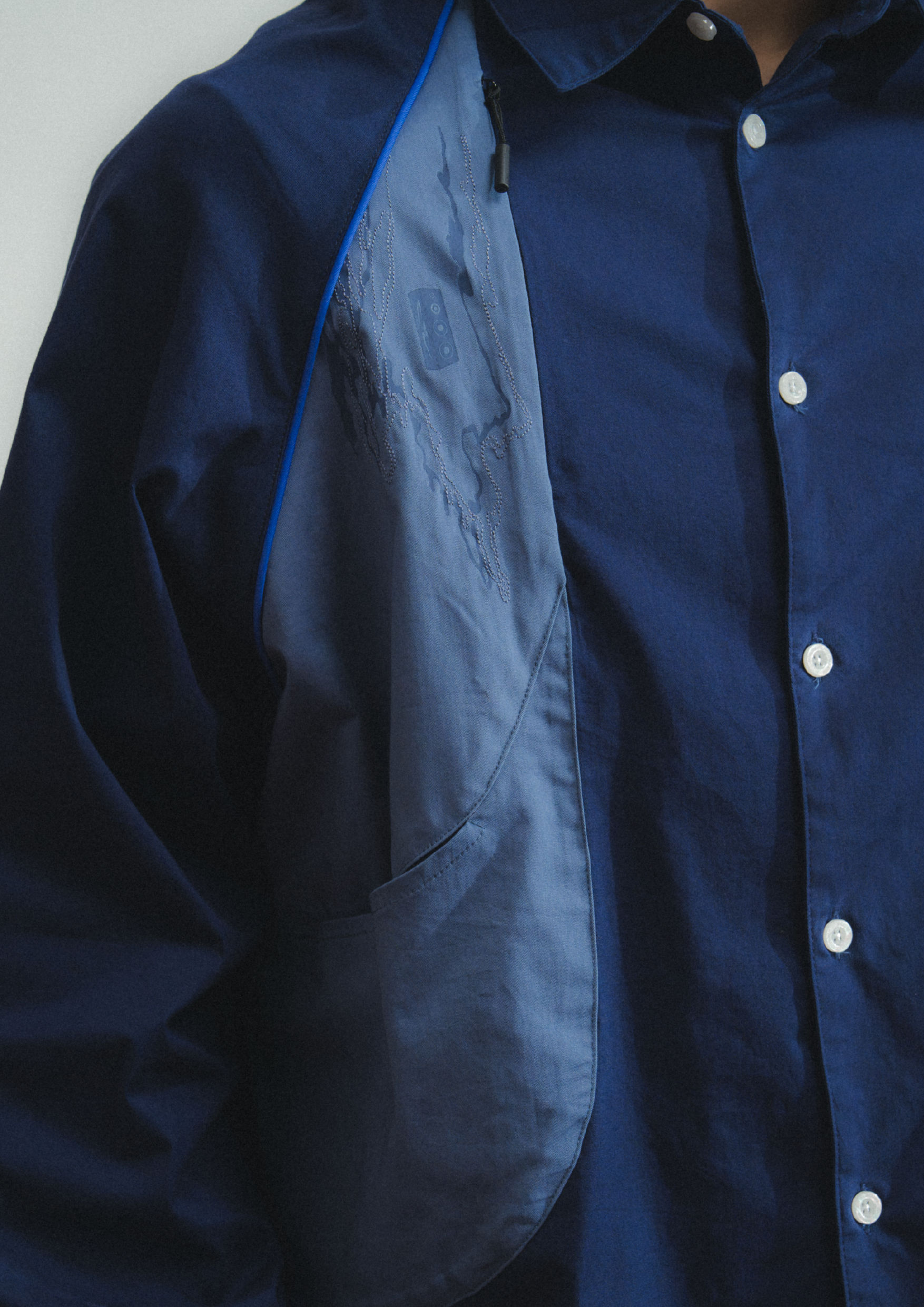 Speaker L/S Shirt Blue