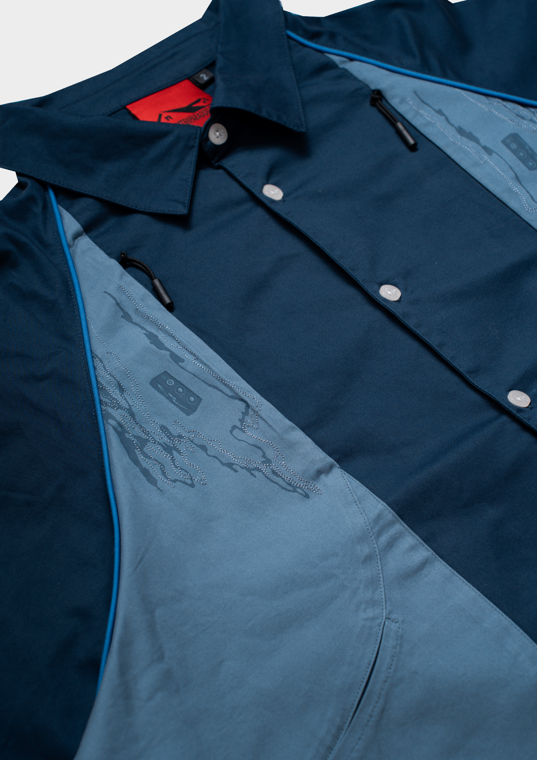 Speaker L/S Shirt Blue