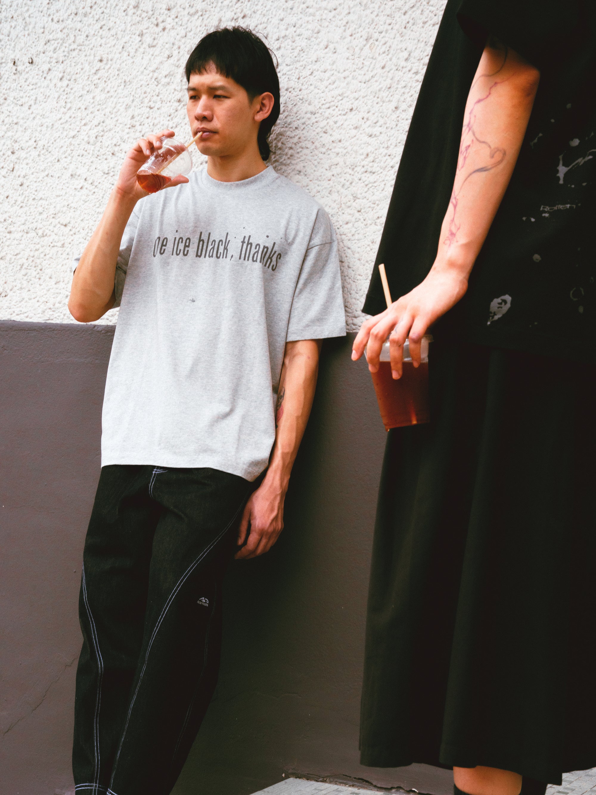 Ice Black Tee Grey