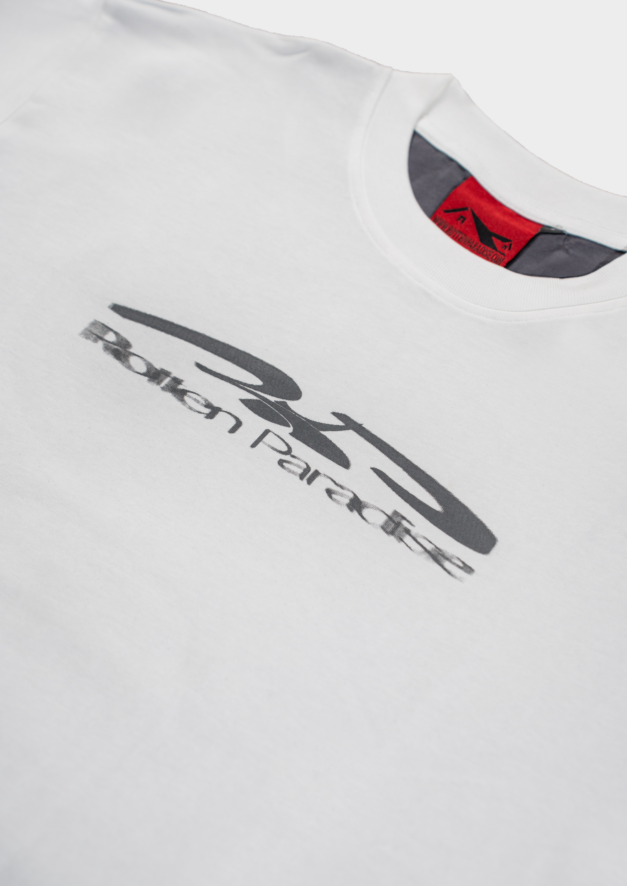 Fading Cropped Tee White