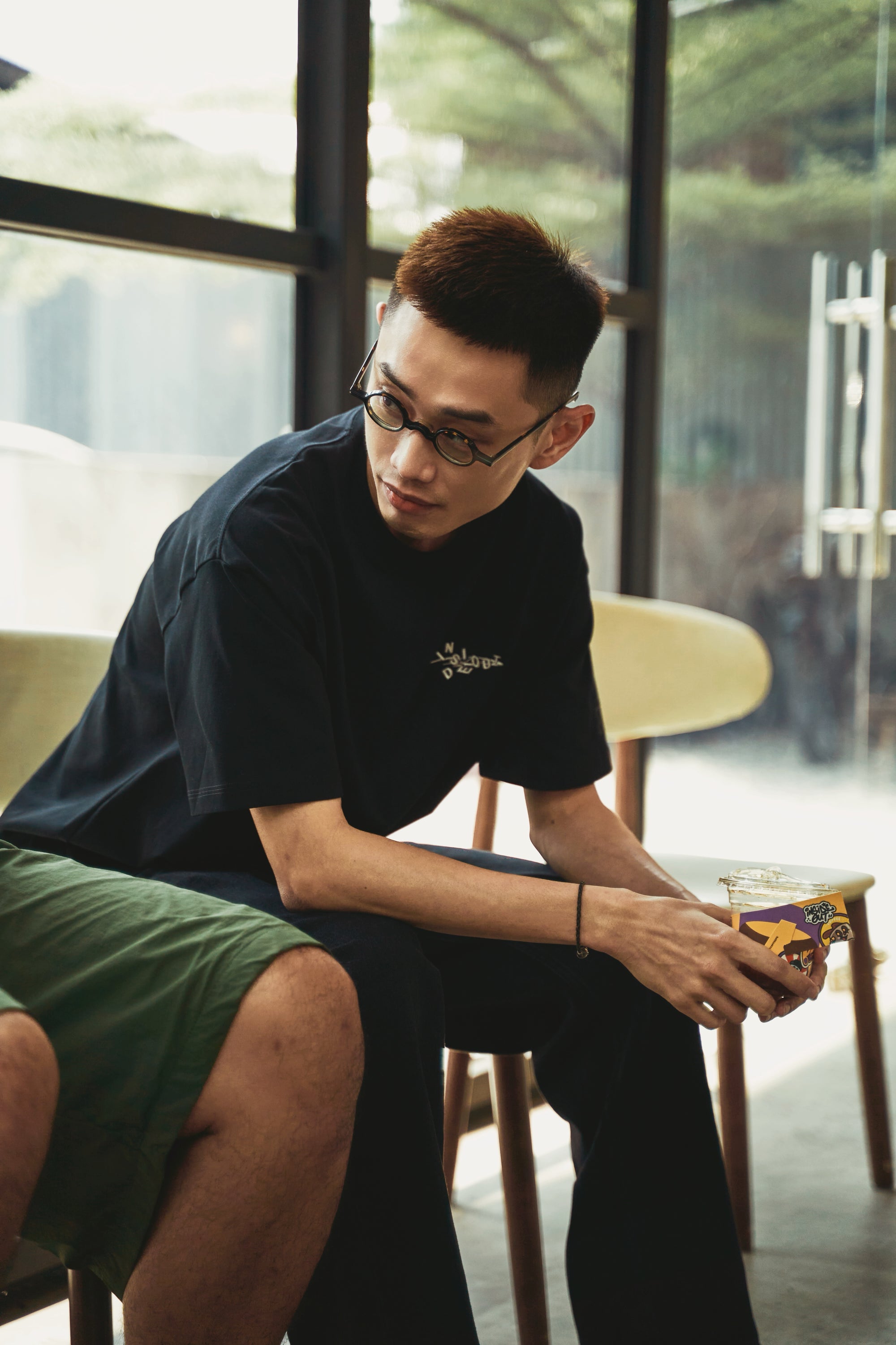 (Rotten Paradise x Inside Out) Staff Tee Black